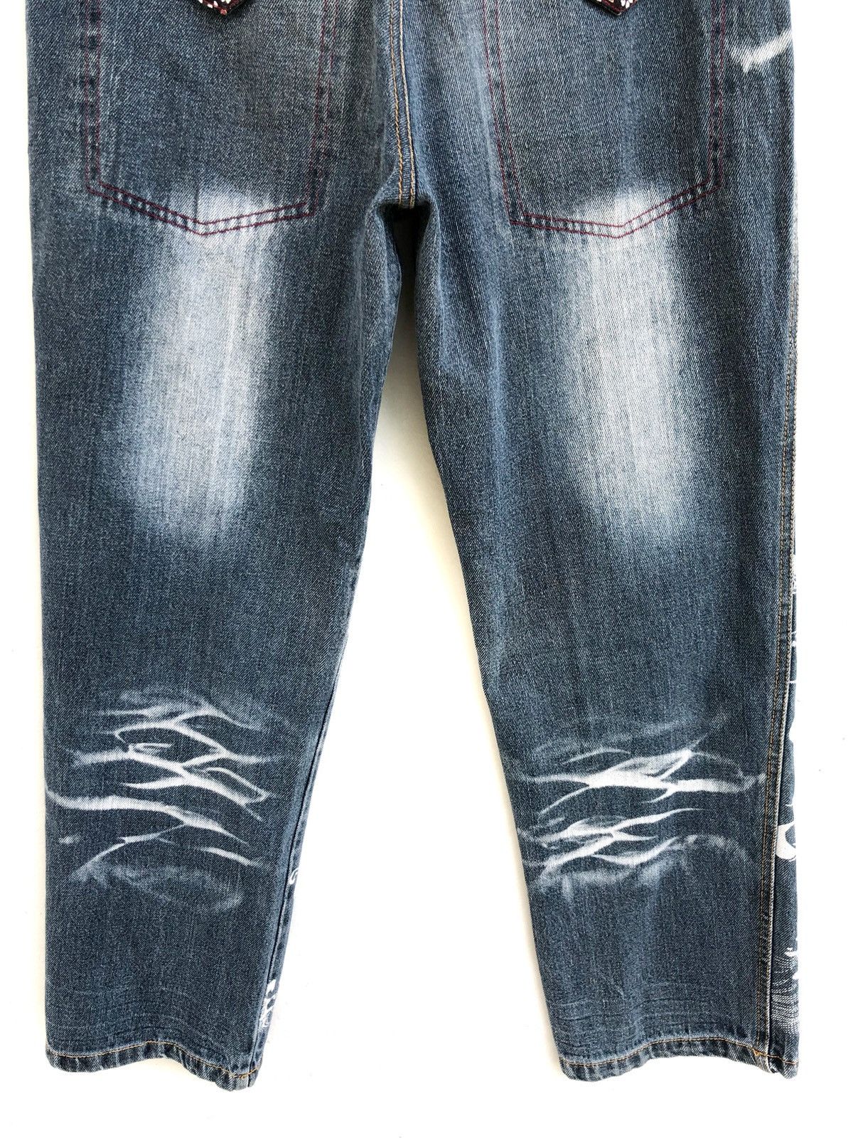 Japanese Brand Japanese Brand Karakuri Dragon Print Jeans Japan Style Size US 26 / EU 42 - 8 Thumbnail