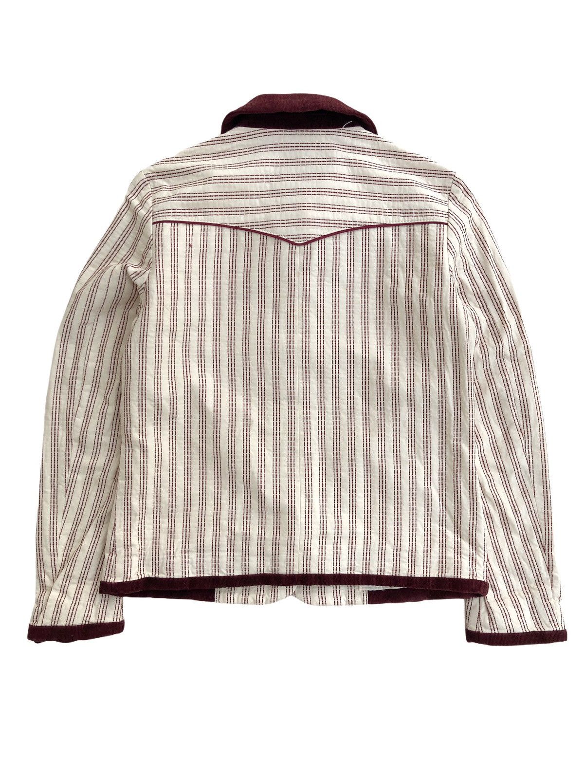 United Arrows United Arrows Stripes Stitching Button Jacket Size US XS / EU 42 / 0 - 2 Thumbnail