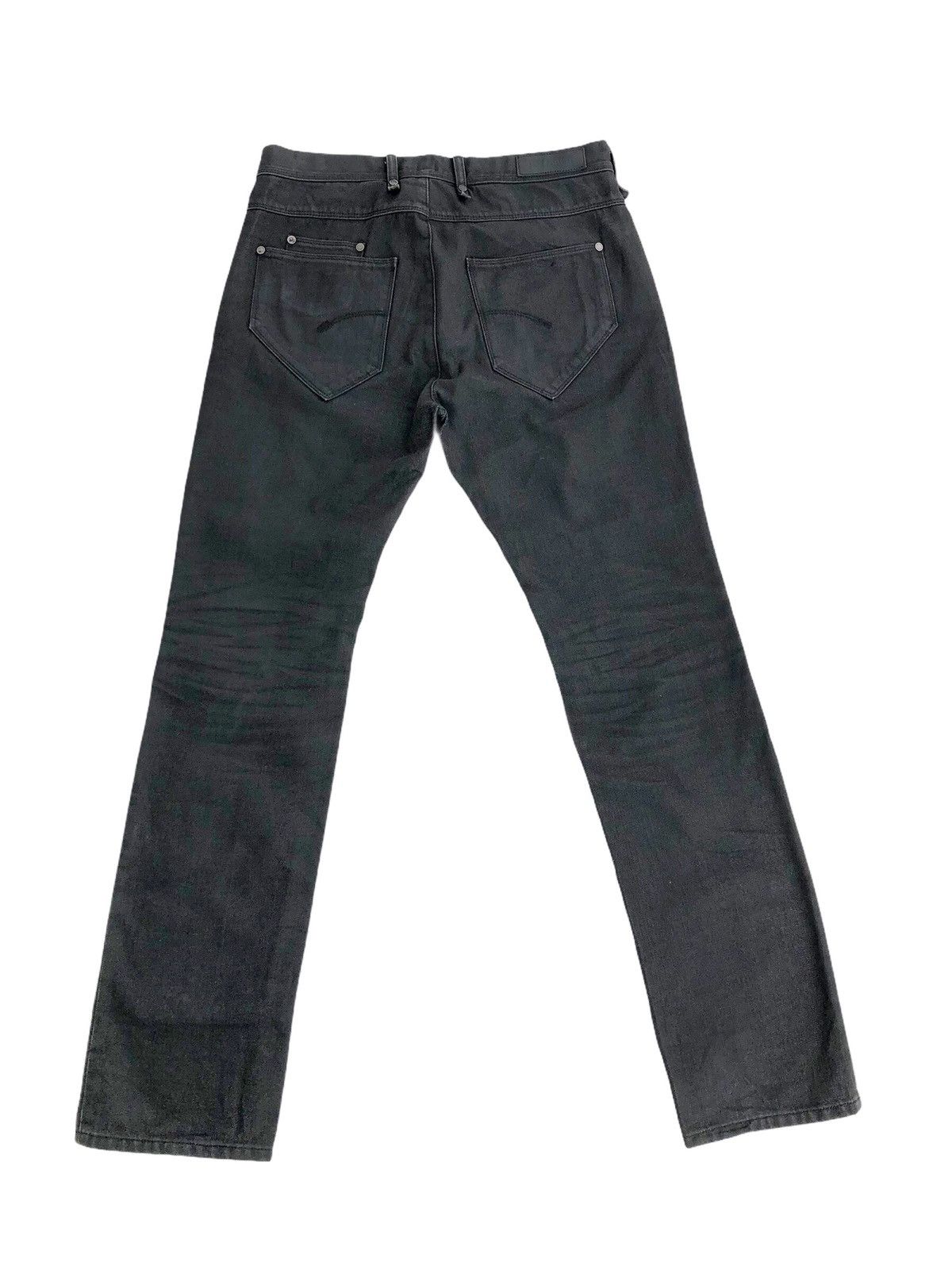 Neil Barrett Neil Barrett Black Distressed Bikers Jeans Size US 31 - 2 Thumbnail
