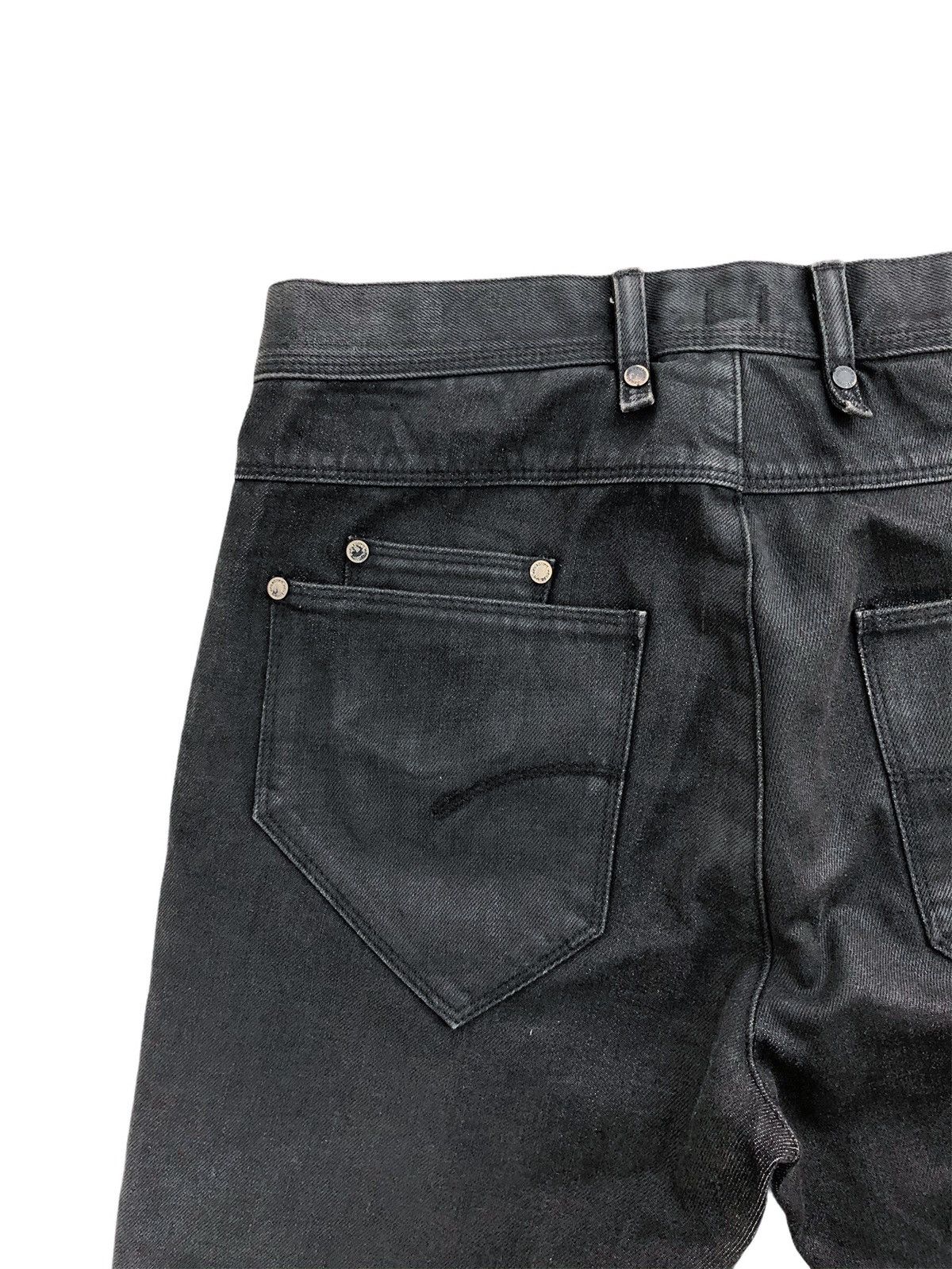 Neil Barrett Neil Barrett Black Distressed Bikers Jeans Size US 31 - 6 Thumbnail