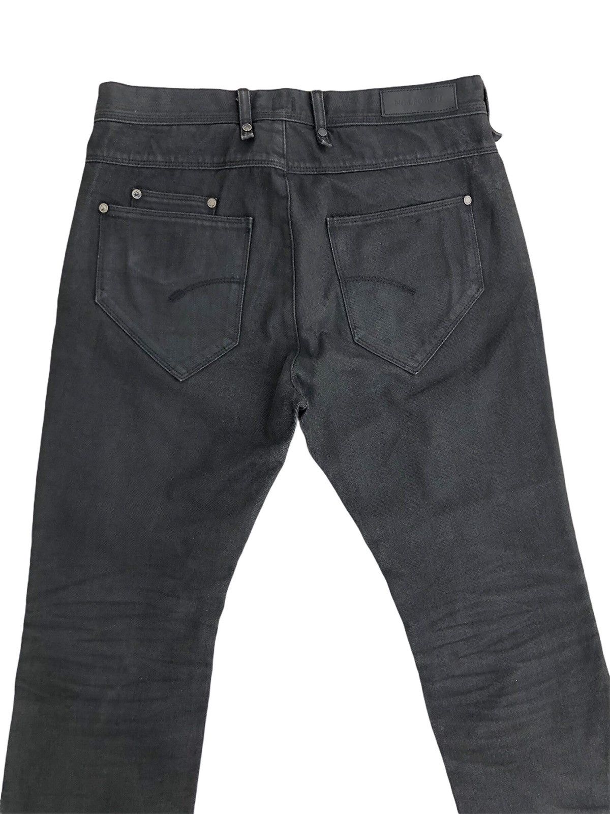 Neil Barrett Neil Barrett Black Distressed Bikers Jeans Size US 31 - 4 Thumbnail