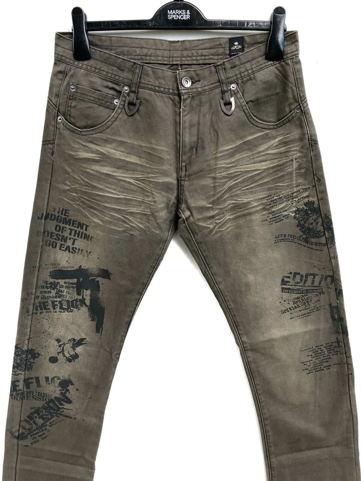 Art Comes First × Japanese Brand Japanese Brand Semantic Design Pants Very Nice Printed Art Size US 30 / EU 46 - 1 Thumbnail