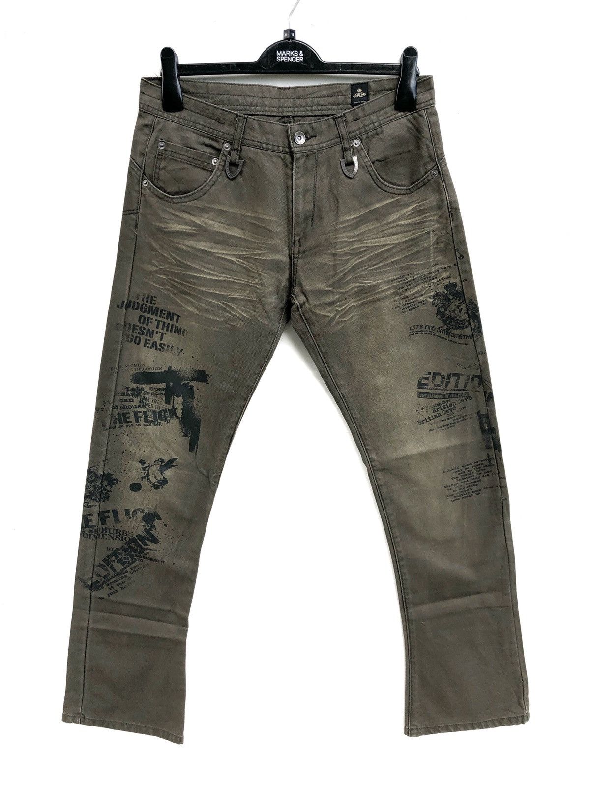 Art Comes First × Japanese Brand Japanese Brand Semantic Design Pants Very Nice Printed Art Size US 30 / EU 46 - 2 Thumbnail