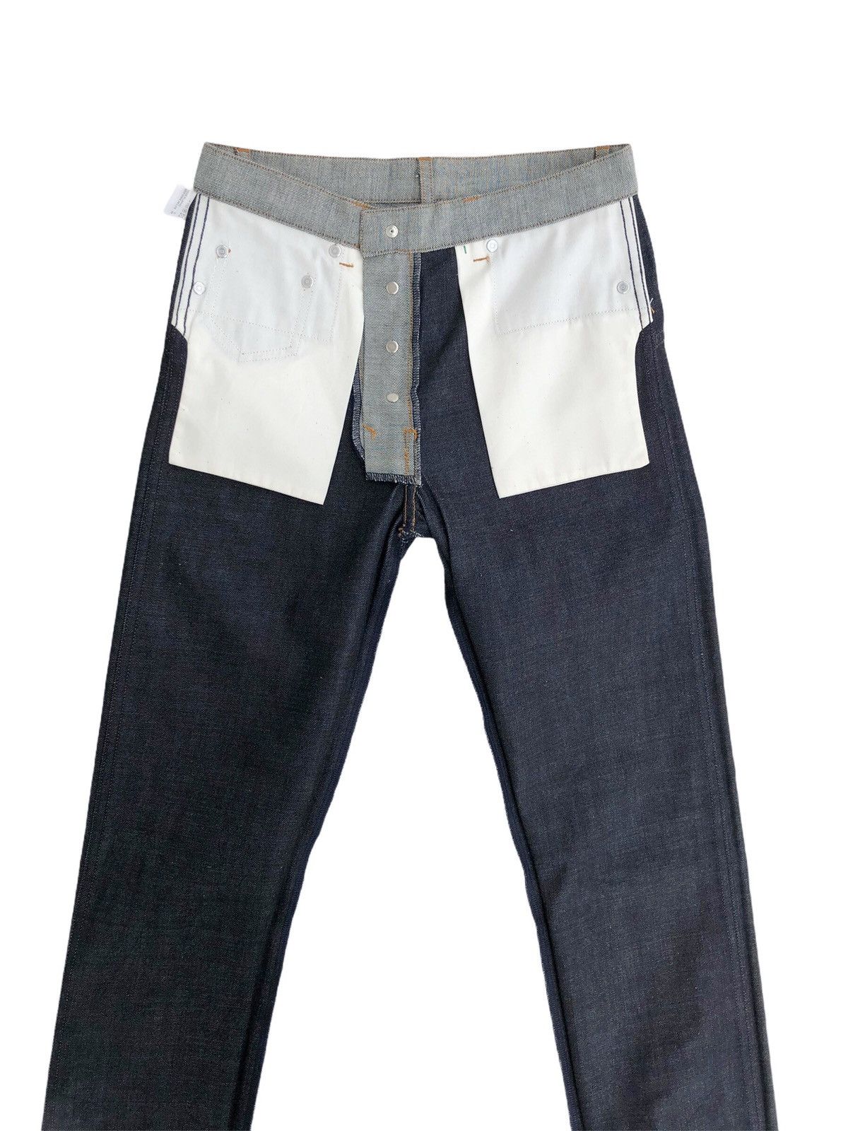 A.P.C. A.P.C Rue De Fleurus Paris Reverse Denim Size US 26 / EU 42 - 7 Thumbnail