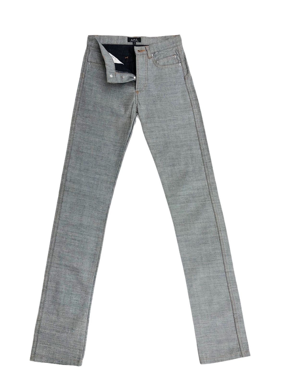 image of A P C Rue De Fleurus Paris Reverse Denim, Men's (Size 26)