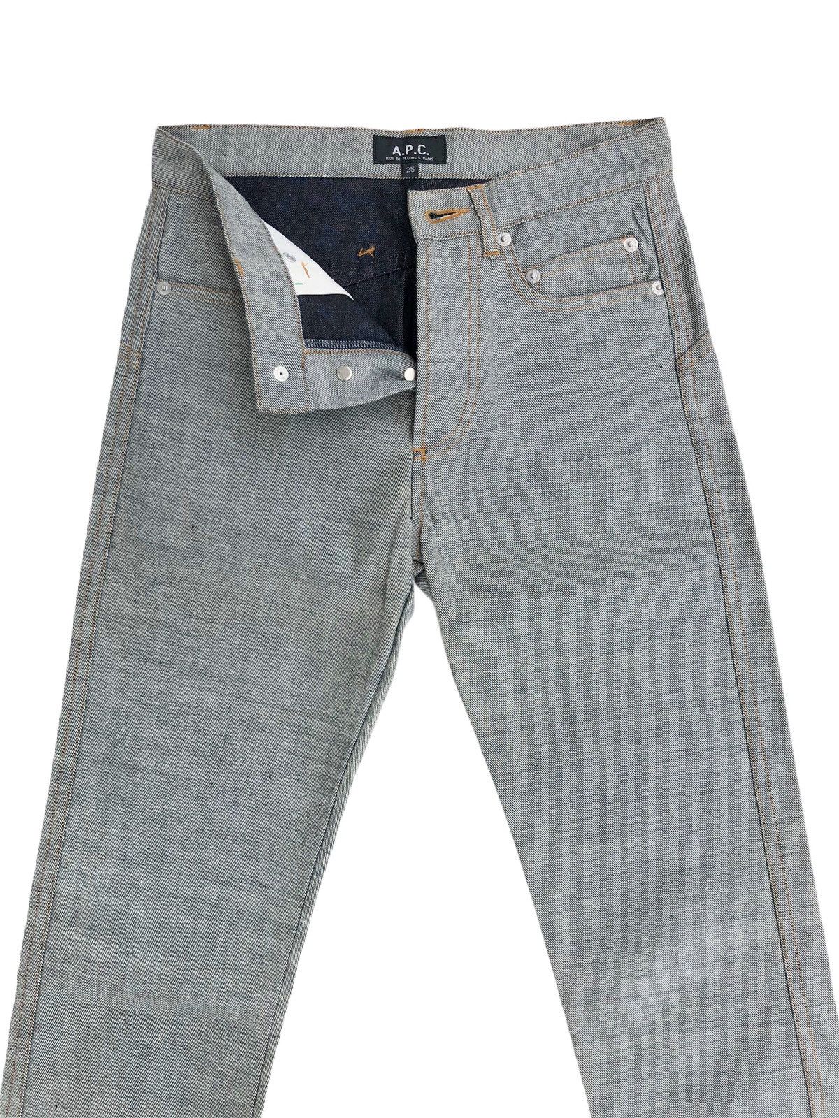 A.P.C. A.P.C Rue De Fleurus Paris Reverse Denim Size US 26 / EU 42 - 3 Thumbnail