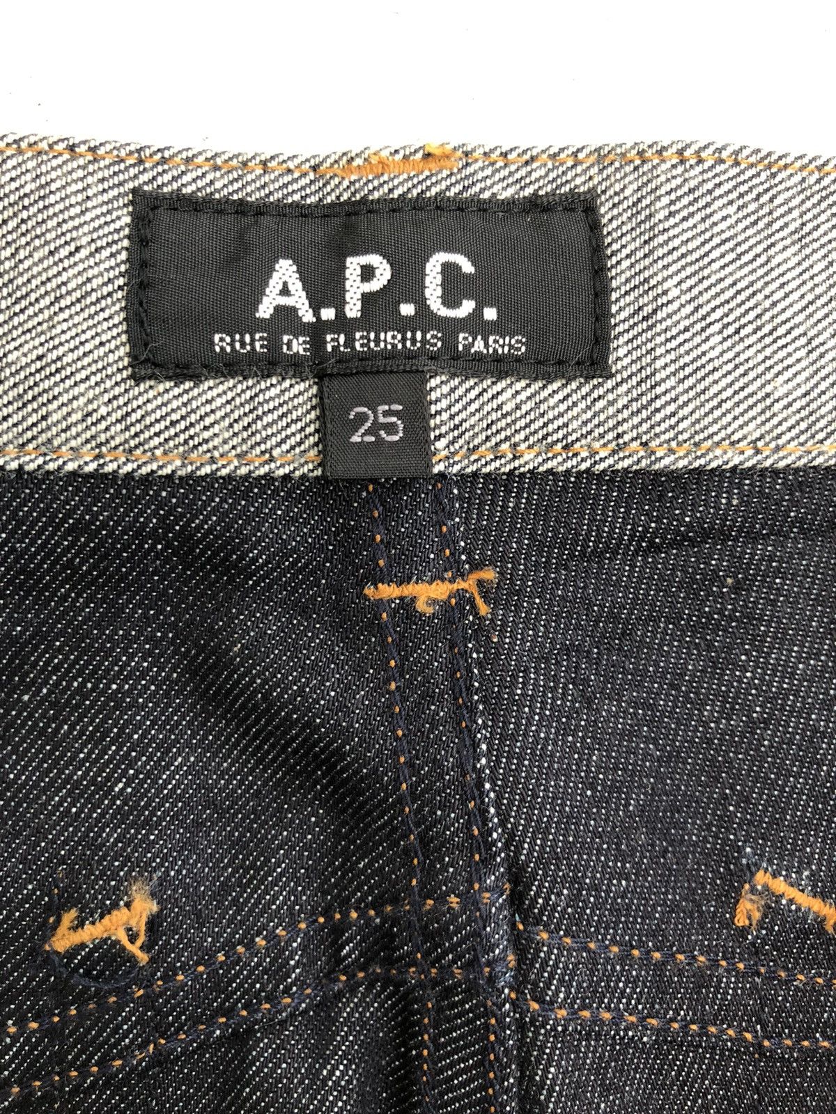 A.P.C. A.P.C Rue De Fleurus Paris Reverse Denim Size US 26 / EU 42 - 8 Thumbnail