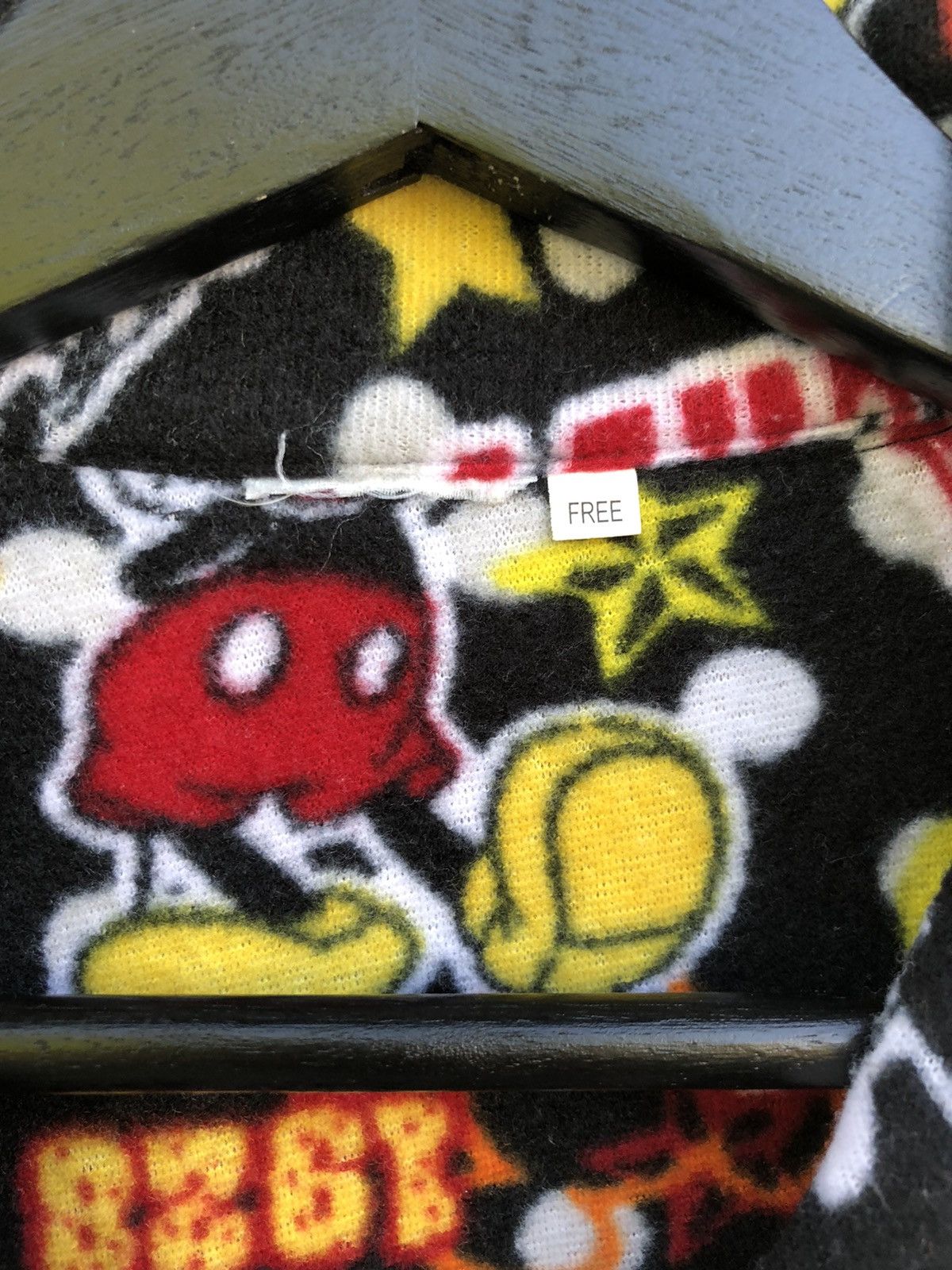 Mickey Mouse Vintage Fullprint Mickey Mouse Fleece Jacket Size US S / EU 44-46 / 1 - 3 Thumbnail