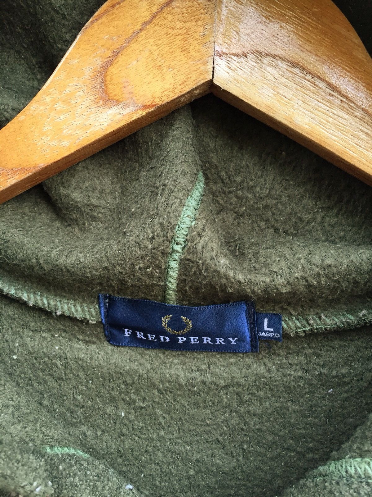 Fred Perry × Vintage Vintage Fred Perry Fleece Hoodie Zipper Sweatshirt Size US L / EU 52-54 / 3 - 4 Thumbnail