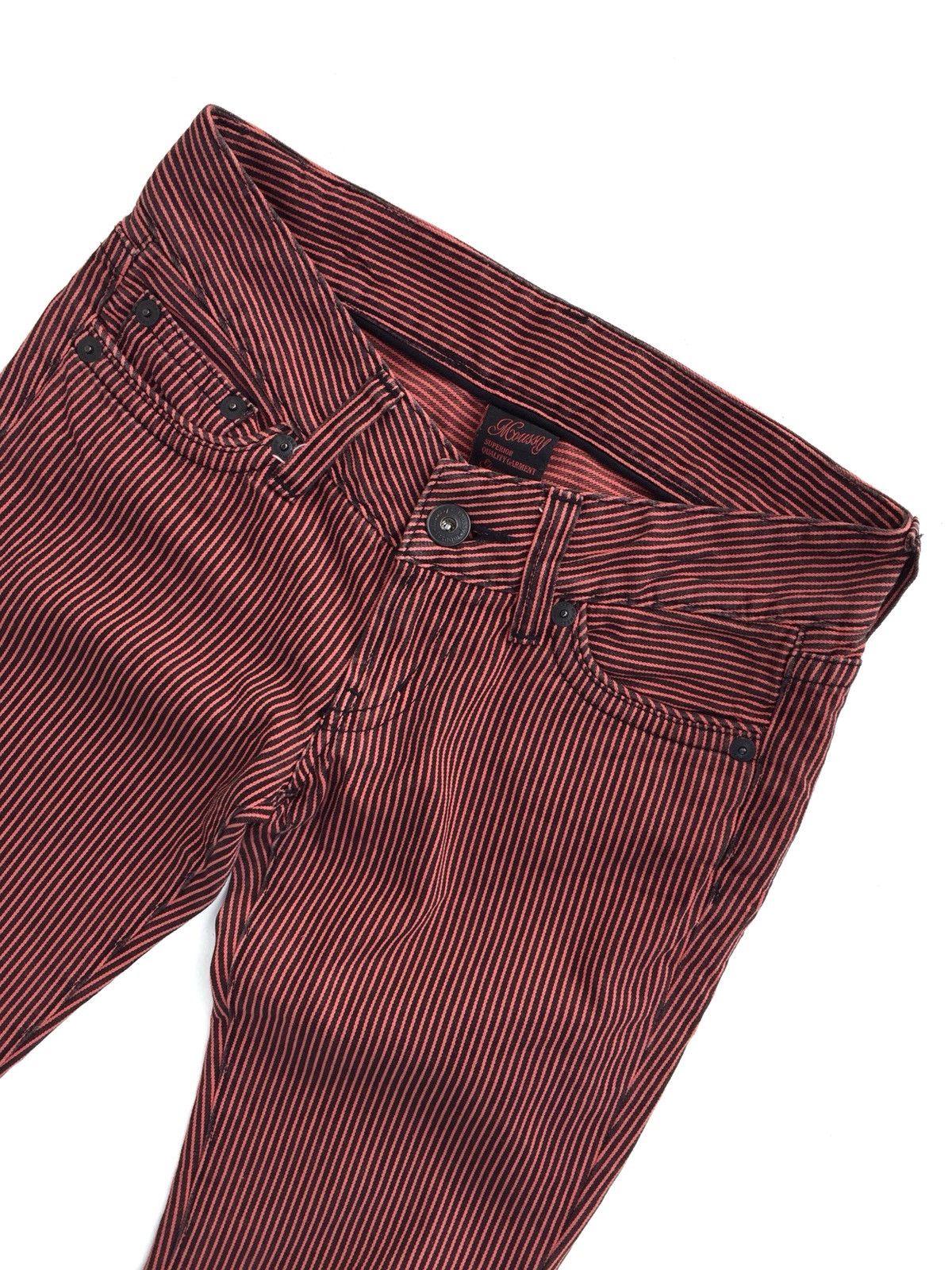 Designer × Japanese Brand Japanese Brand MOUSSY Stripes Slim Fit Jeans Size US 28 / EU 44 - 4 Thumbnail