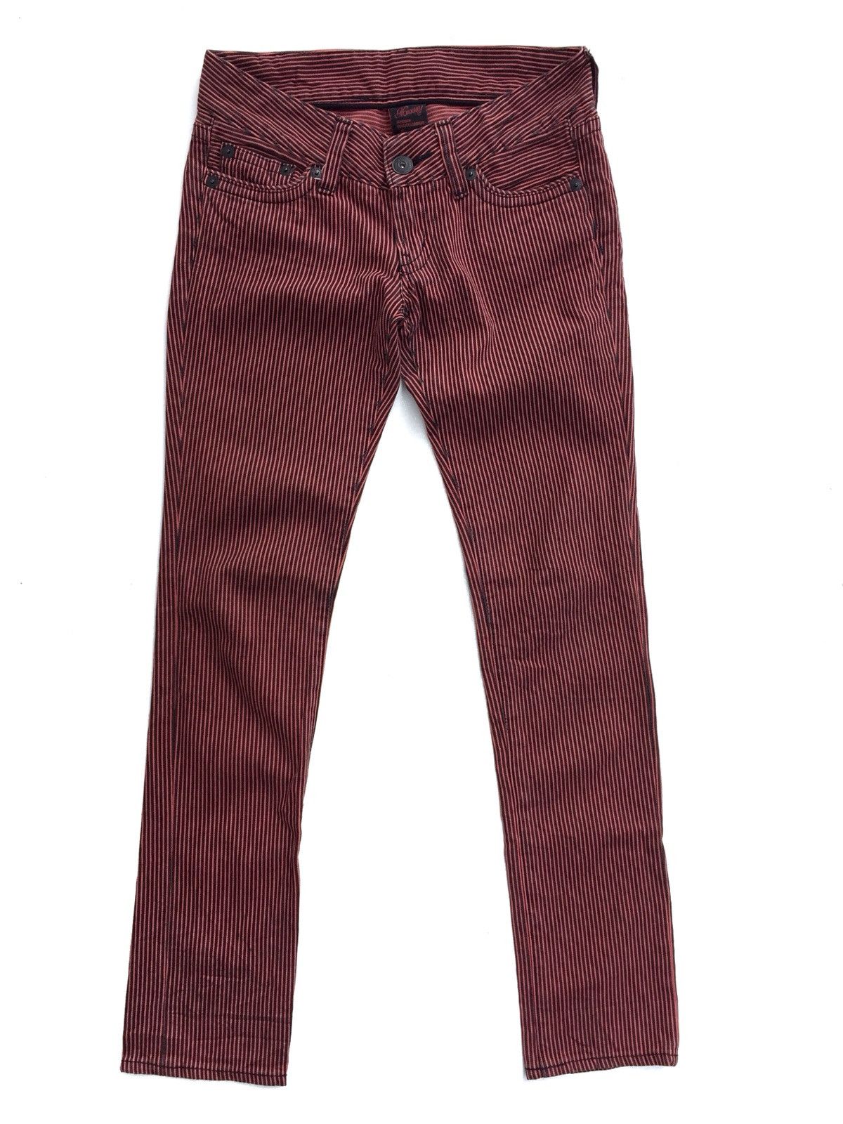 Designer × Japanese Brand Japanese Brand MOUSSY Stripes Slim Fit Jeans Size US 28 / EU 44 - 1 Thumbnail
