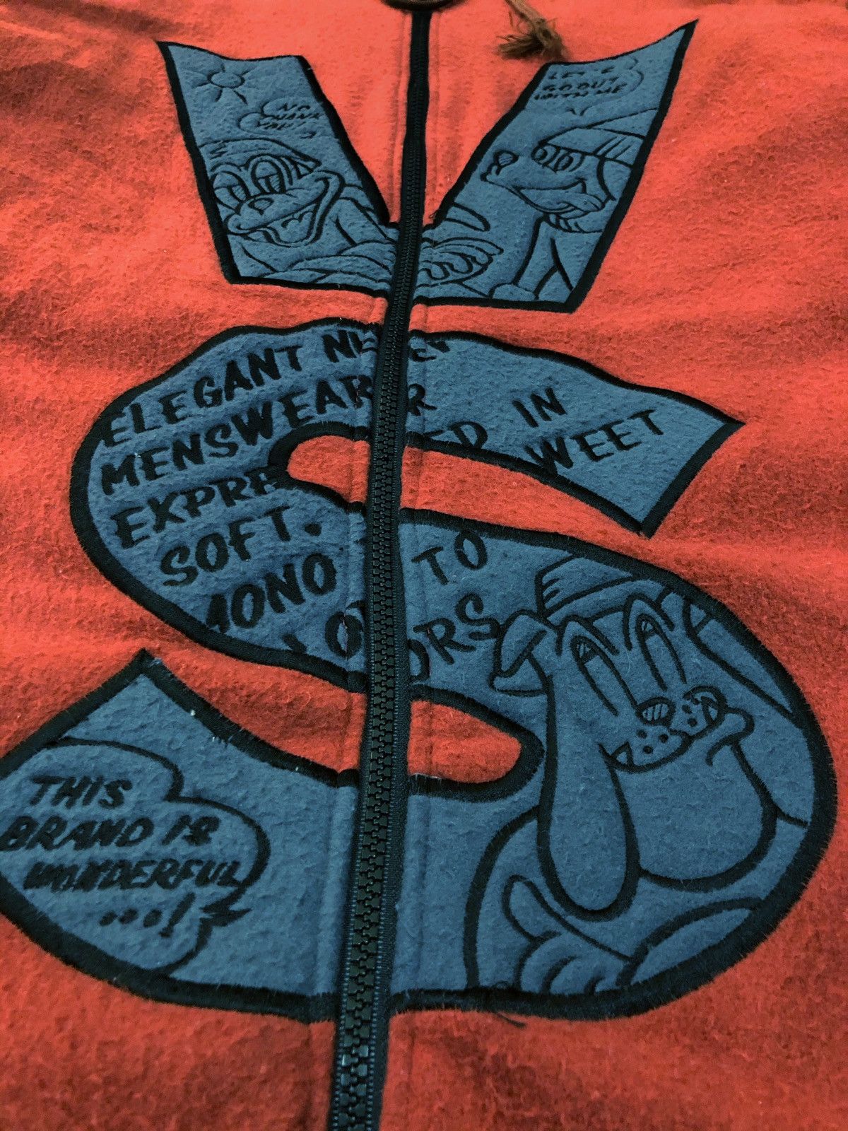 Vintage Vintage 90s Louis Versus VS Logo Zipper Hoodie Jacket Size US L / EU 52-54 / 3 - 6 Thumbnail