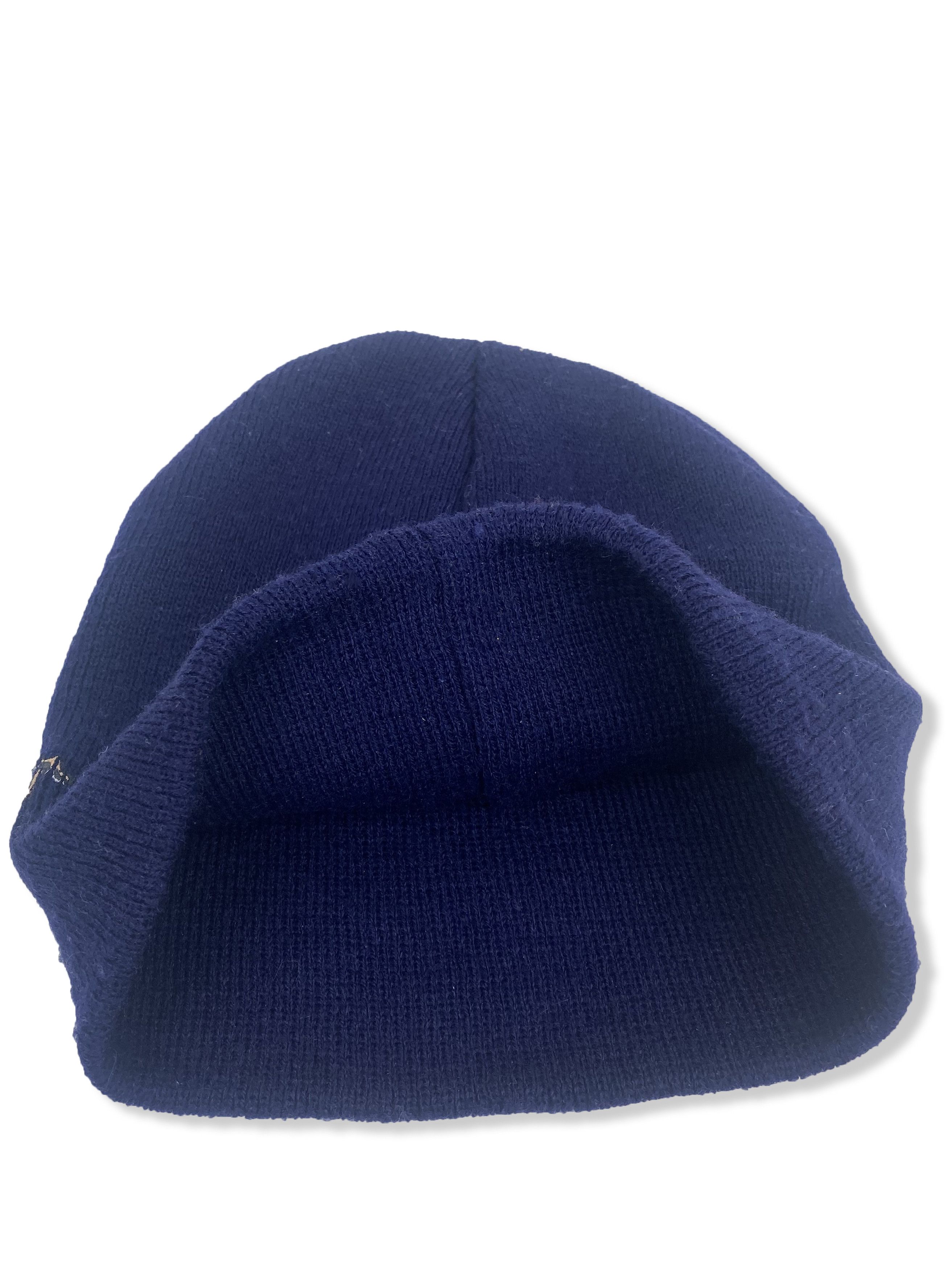 Vintage Vintage Graphic Skater Blue Beanie M347 Size ONE SIZE - 3 Thumbnail