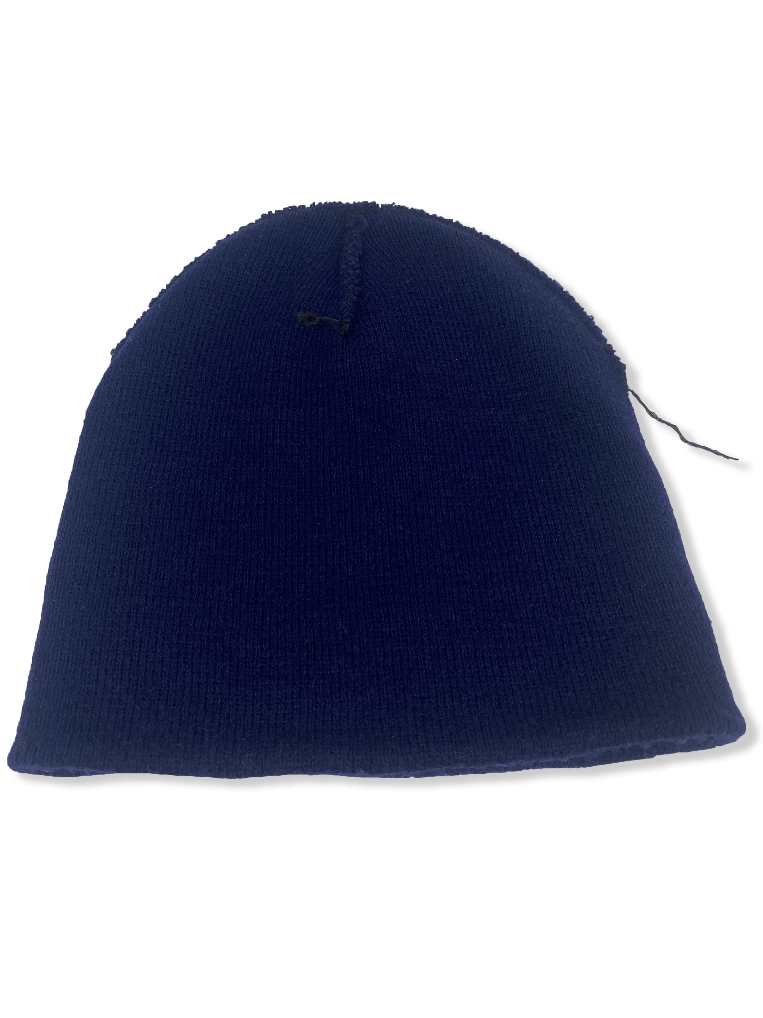 Vintage Vintage Graphic Skater Blue Beanie M347 Size ONE SIZE - 6 Thumbnail
