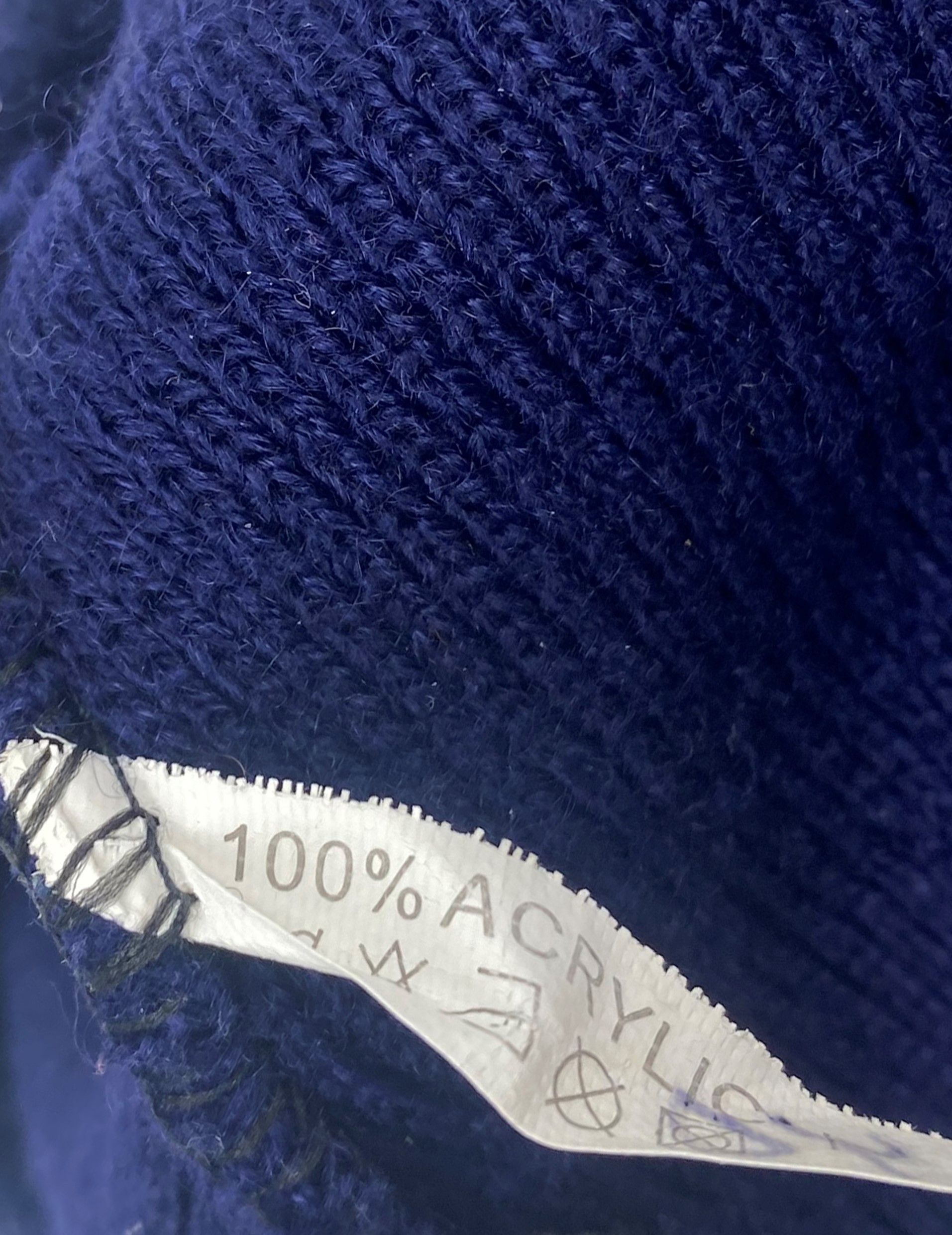 Vintage Vintage Graphic Skater Blue Beanie M347 Size ONE SIZE - 5 Thumbnail