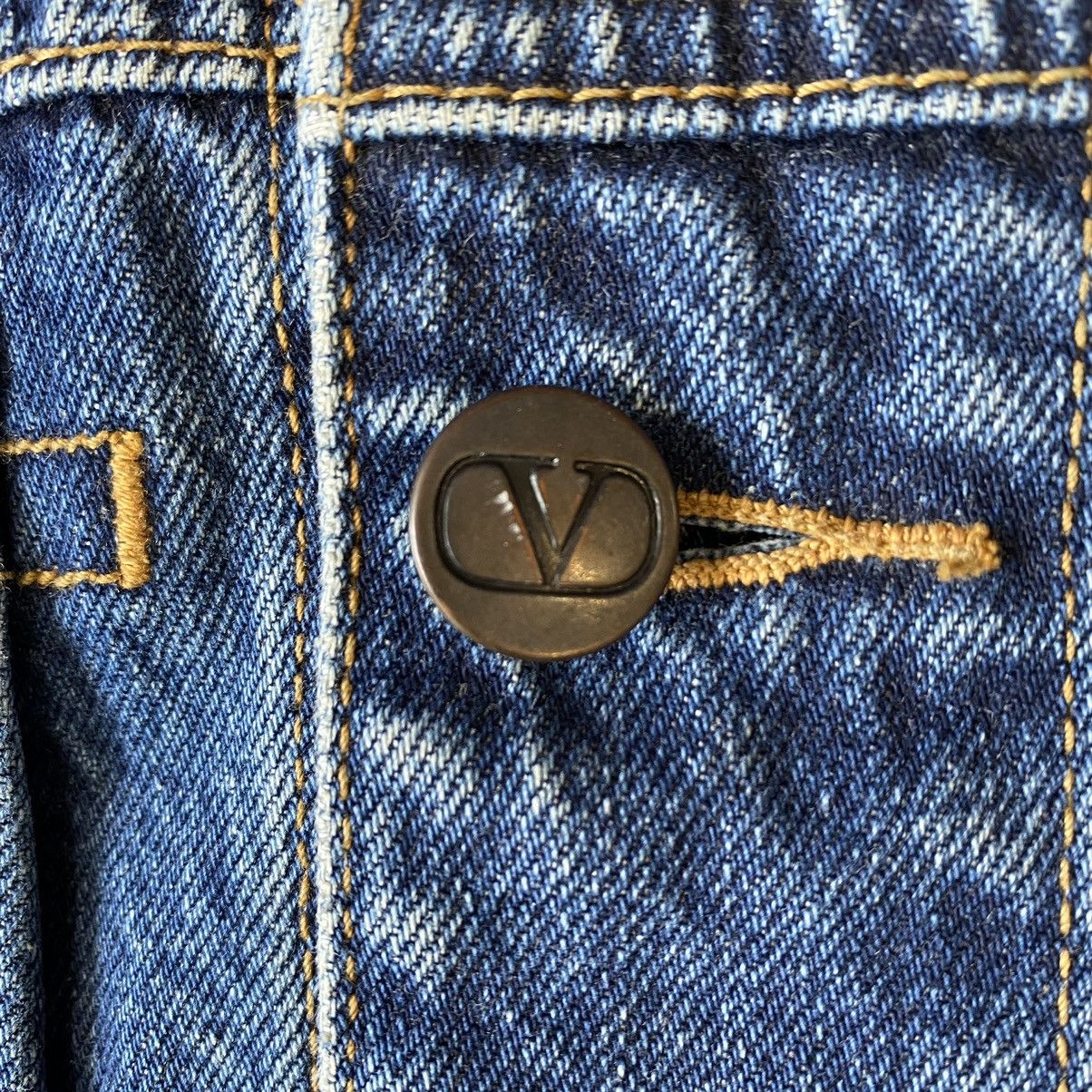 Valentino × Vintage Vintage Valentino jean jacket Size US S / EU 44-46 / 1 - 8 Thumbnail
