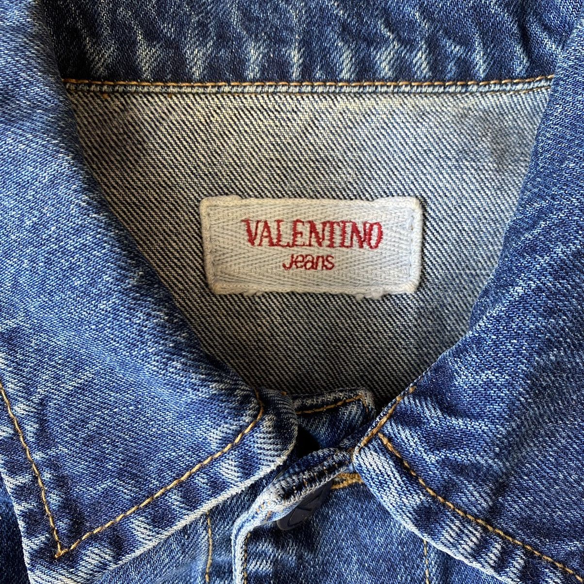 Valentino × Vintage Vintage Valentino jean jacket Size US S / EU 44-46 / 1 - 12 Thumbnail