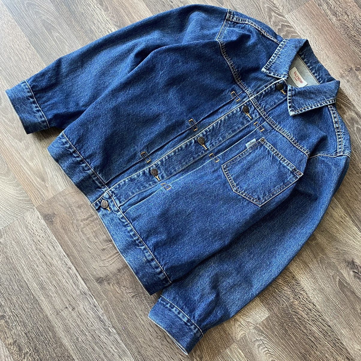 Valentino × Vintage Vintage Valentino jean jacket Size US S / EU 44-46 / 1 - 3 Thumbnail
