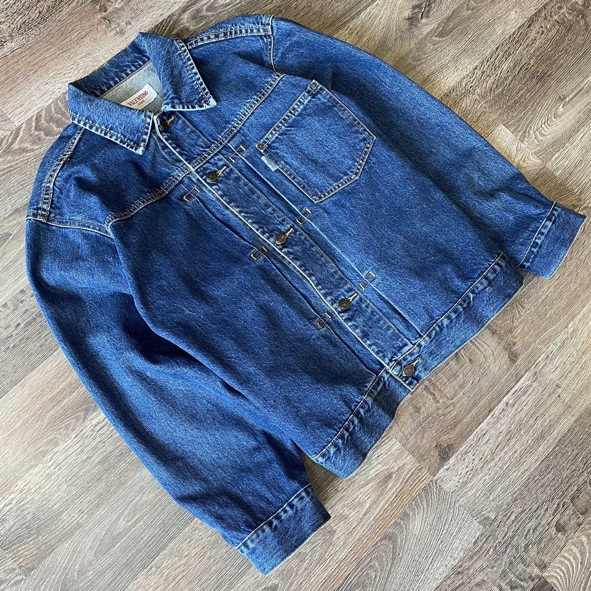 Valentino × Vintage Vintage Valentino jean jacket Size US S / EU 44-46 / 1 - 2 Thumbnail