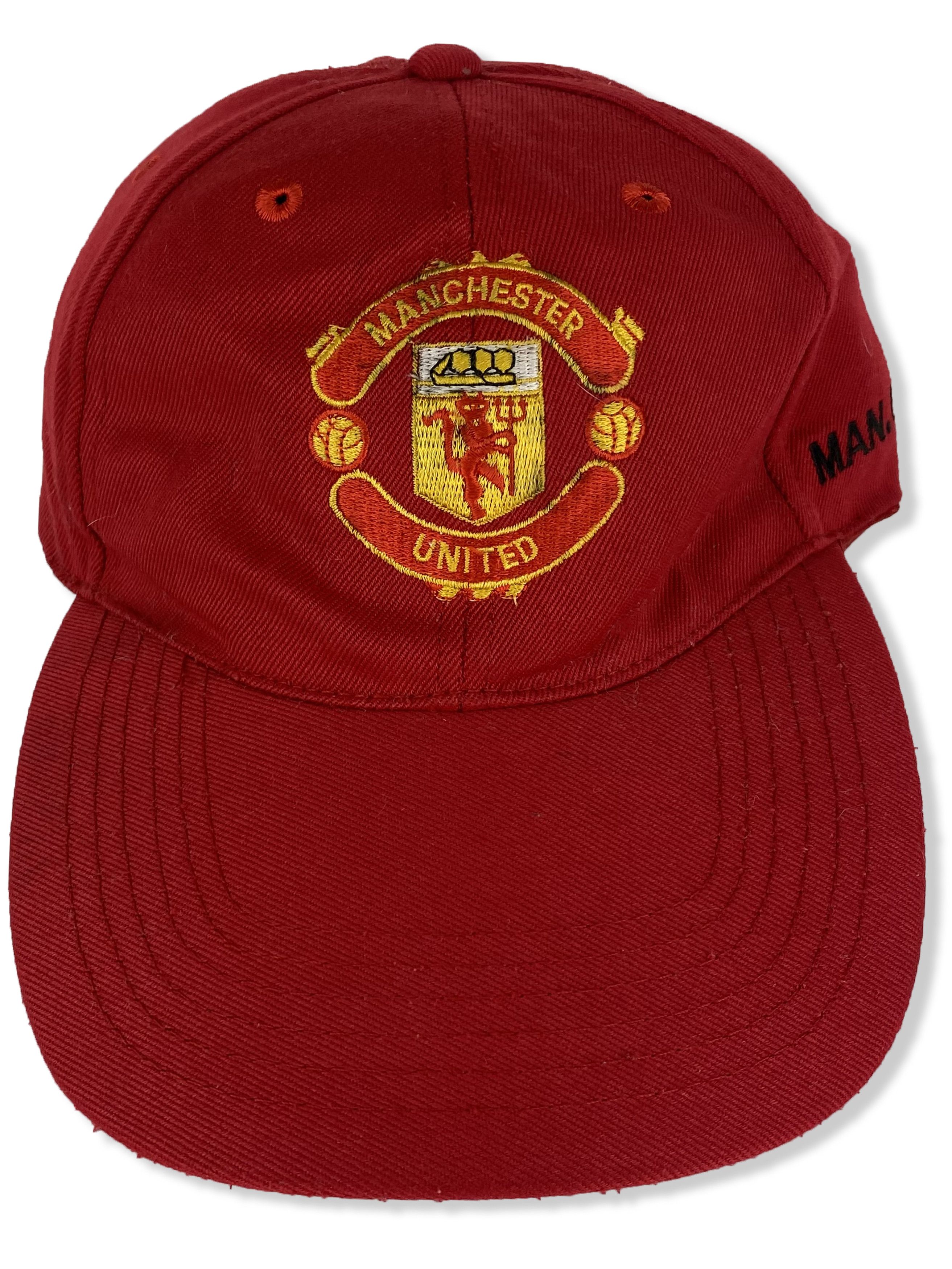 Vintage Vintage MANCHESTER UNITED Red Cap M384 Size ONE SIZE - 2 Thumbnail