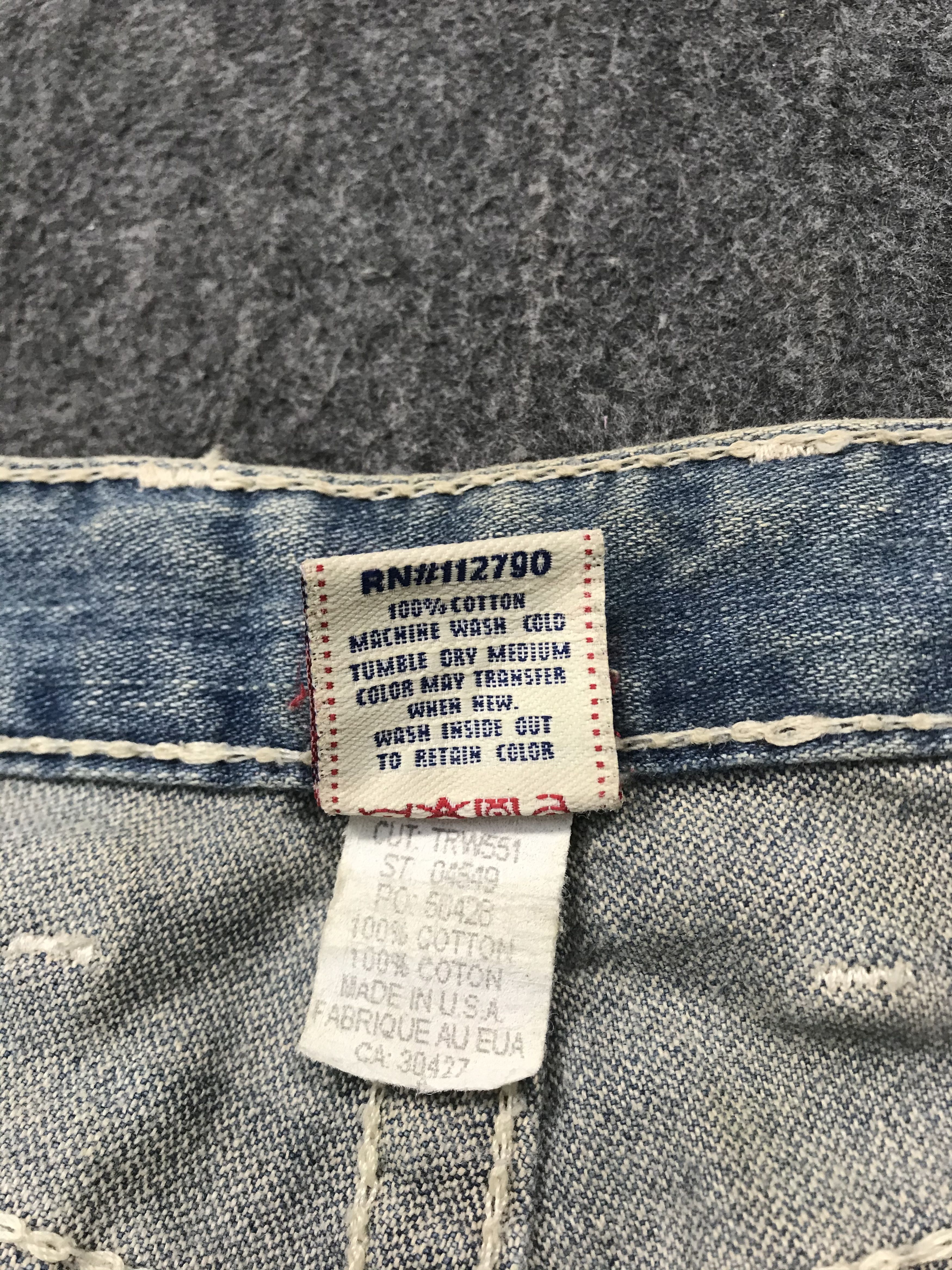 True Religion True Religion Made In USA Joey Button Fly Size 27" / US 4 / IT 40 - 10 Thumbnail