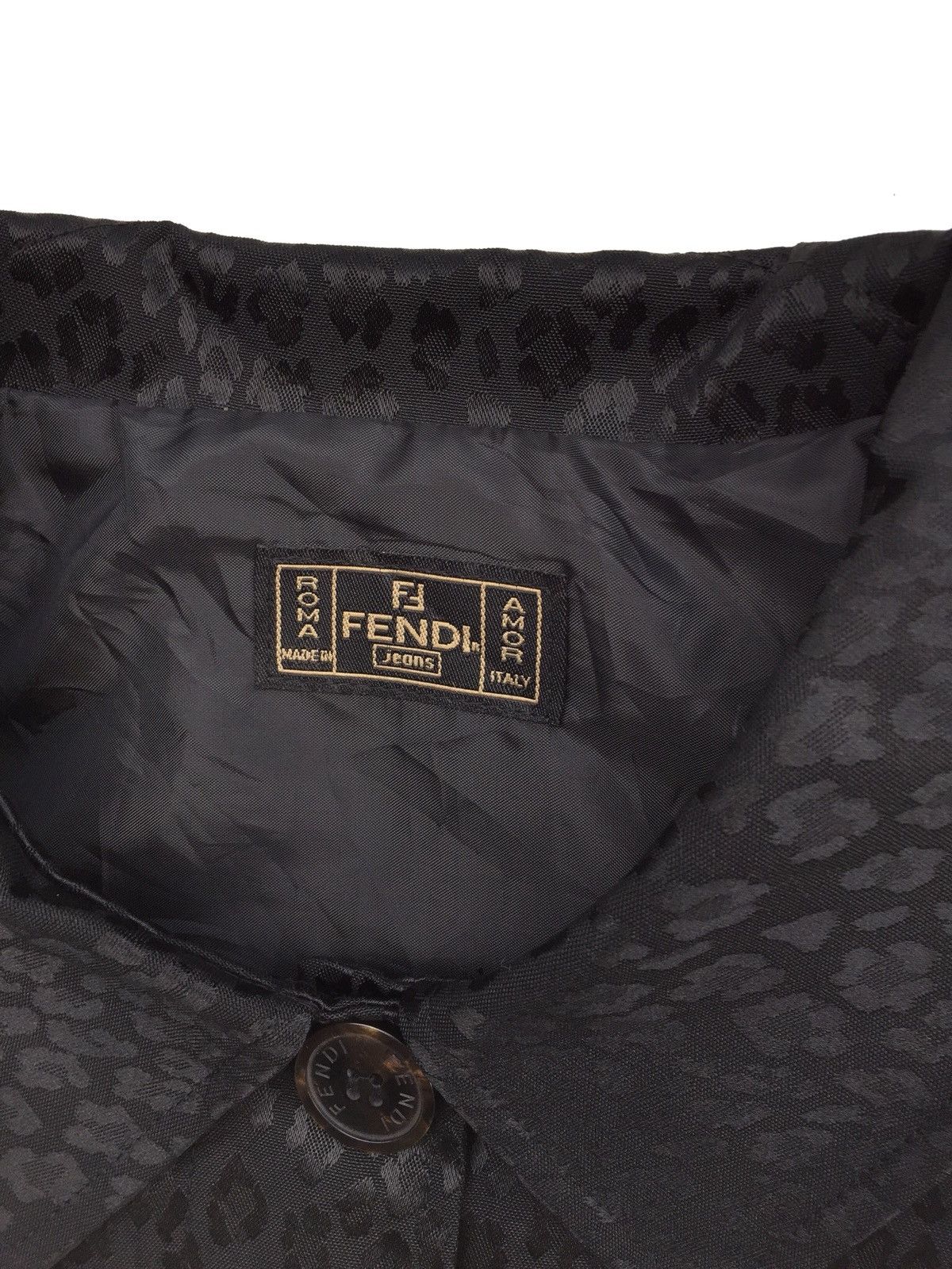 Fendi Vintage Fendi Black Long Jacket 100% Authentic Size US M / EU 48-50 / 2 - 8 Thumbnail