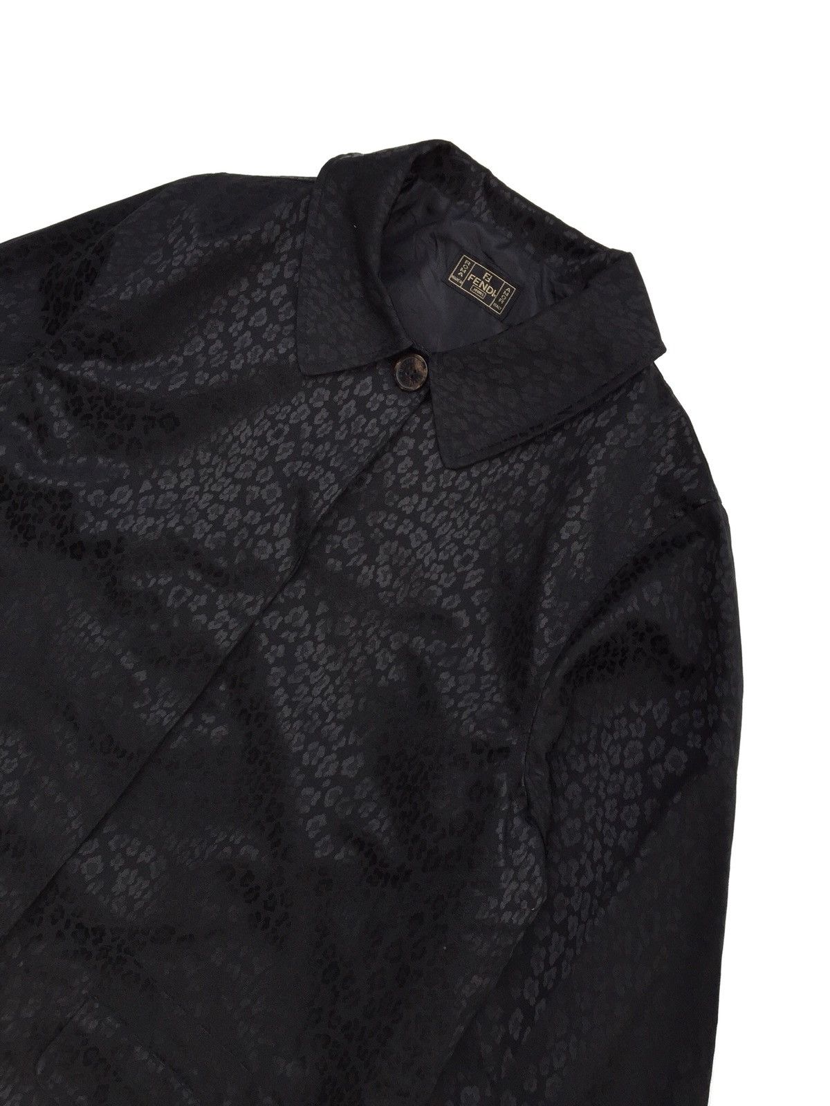 Fendi Vintage Fendi Black Long Jacket 100% Authentic Size US M / EU 48-50 / 2 - 4 Thumbnail