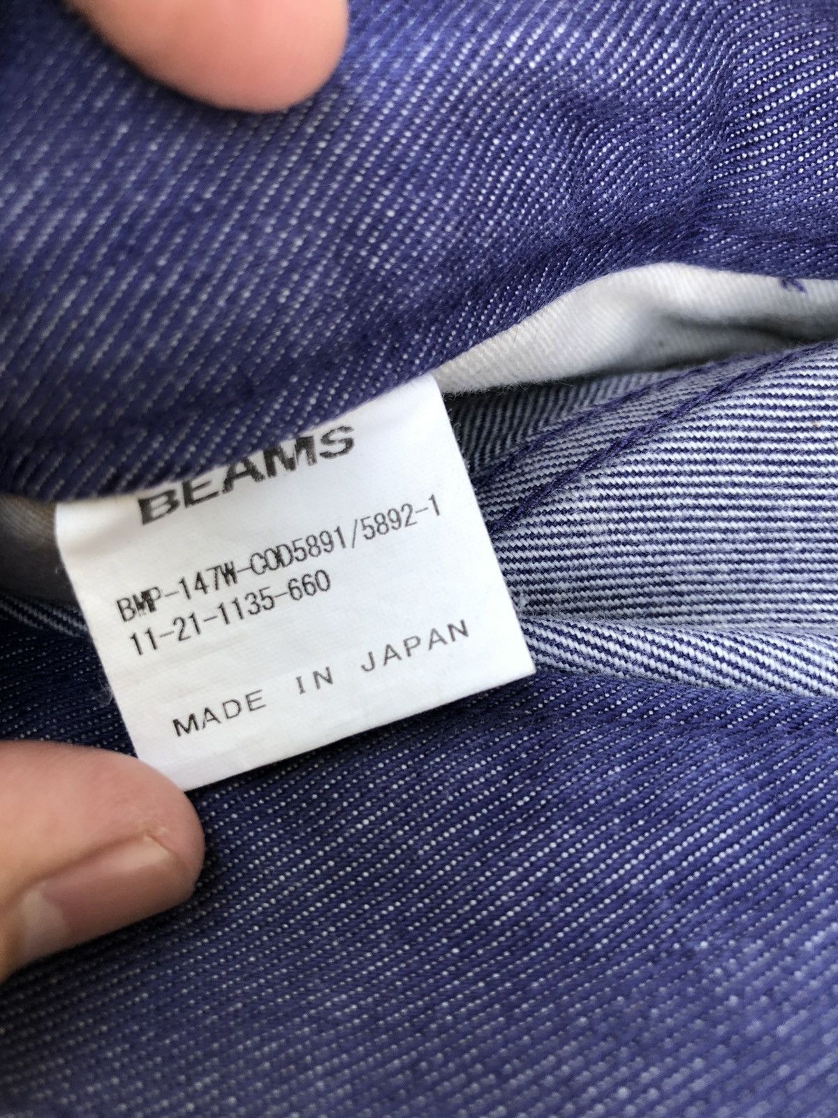 Beams Plus × Japanese Brand Beams Made In Japan Straight Cut Jeans Size US 30 / EU 46 - 9 Thumbnail