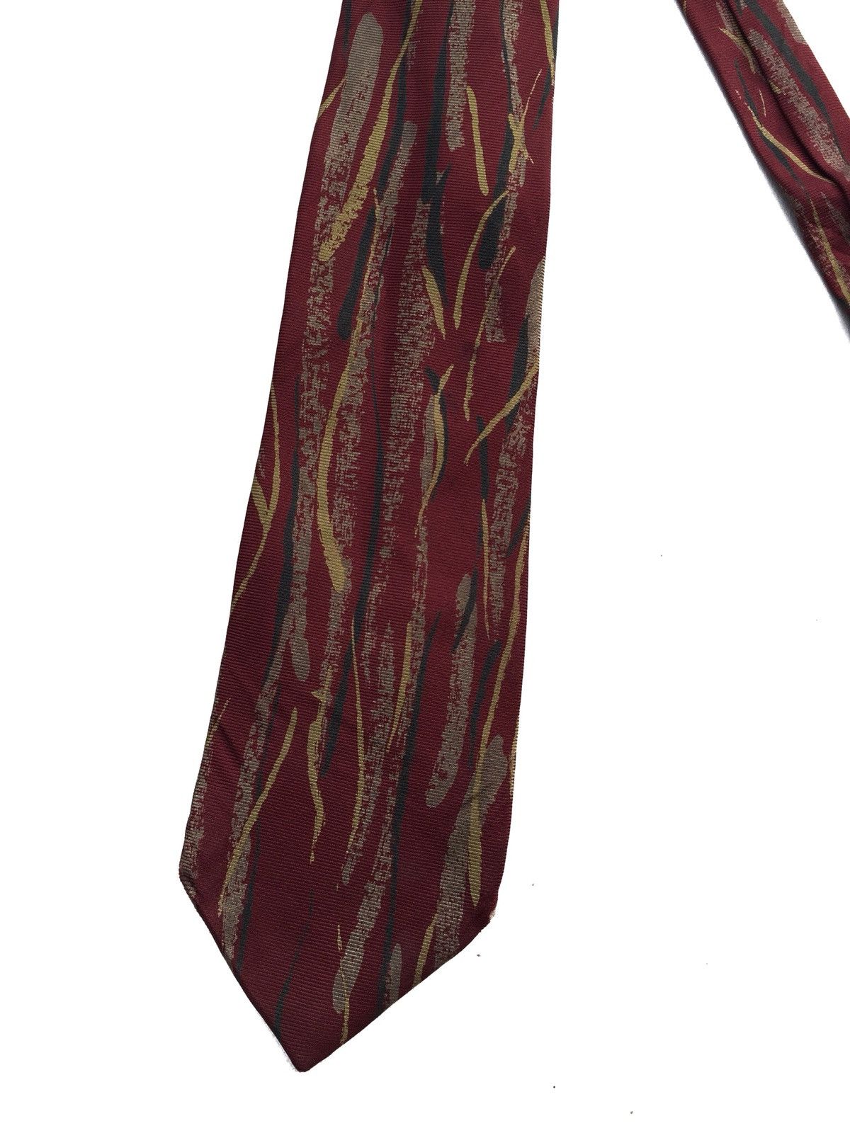 Issey Miyake Vintage Issey Miyake Abstract Design Silk Tie Size ONE SIZE - 6 Thumbnail