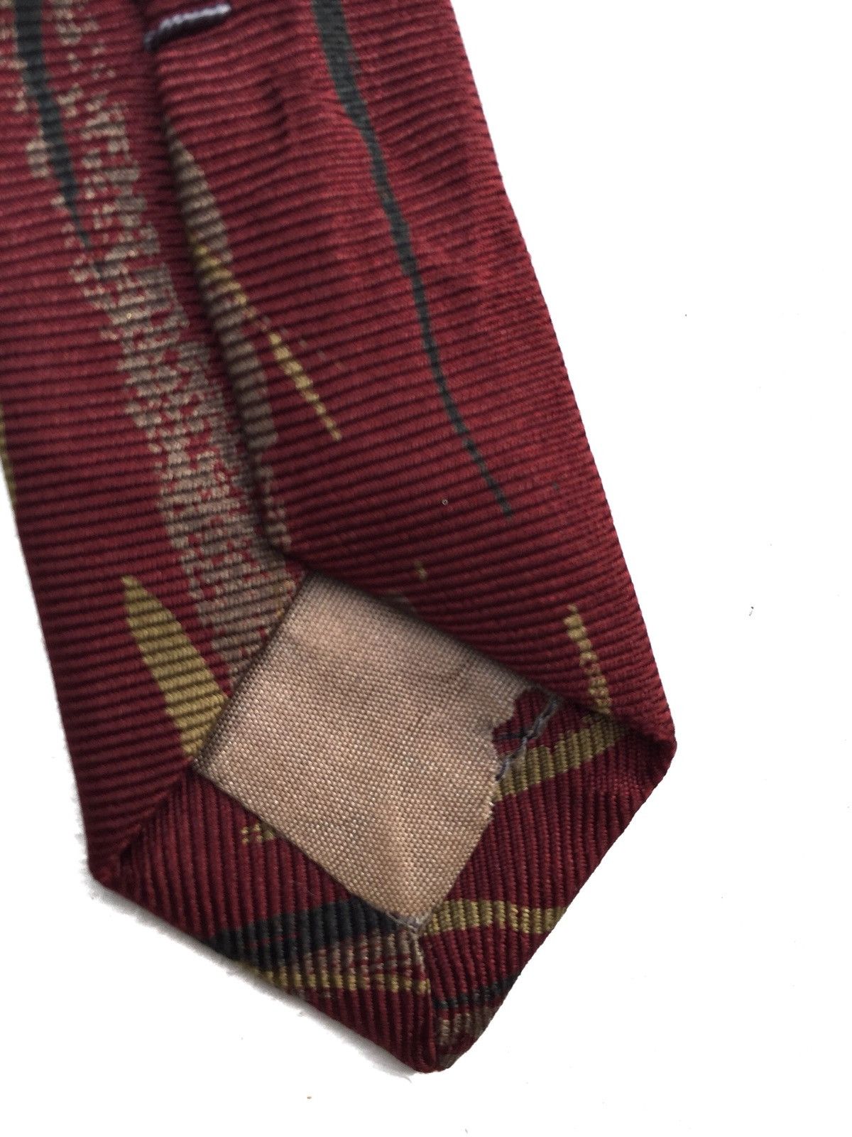 Issey Miyake Vintage Issey Miyake Abstract Design Silk Tie Size ONE SIZE - 8 Thumbnail