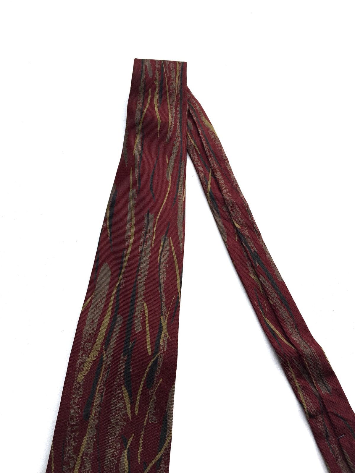 Issey Miyake Vintage Issey Miyake Abstract Design Silk Tie Size ONE SIZE - 3 Thumbnail
