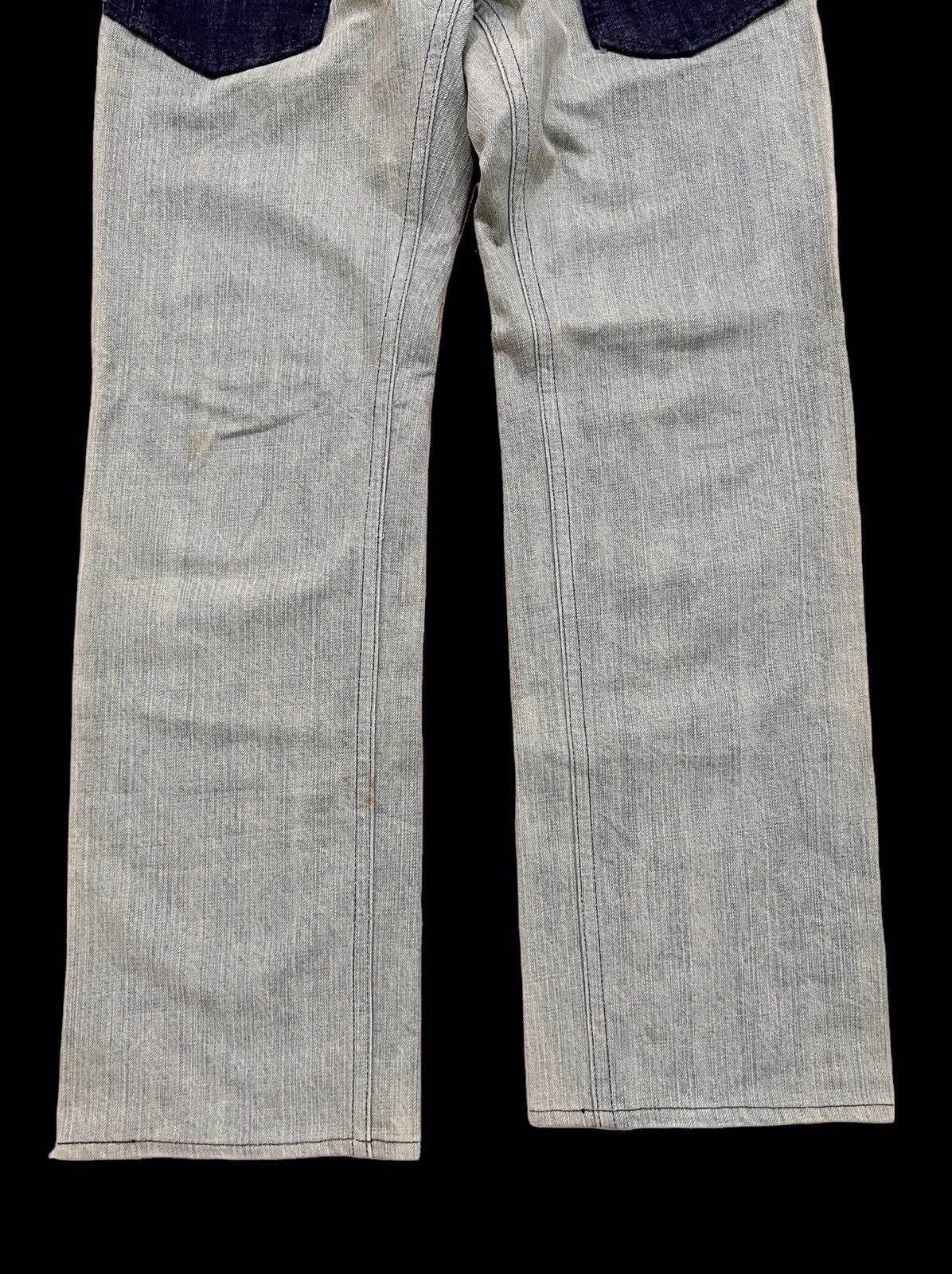Number (N)ine × Takahiromiyashita The Soloist. VINTAGE NUMBER (N)INE PATCHWORK BUSHPANT JEANS Size US 30 / EU 46 - 9 Thumbnail