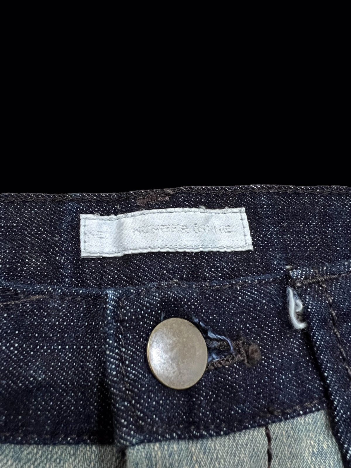 Number (N)ine × Takahiromiyashita The Soloist. VINTAGE NUMBER (N)INE PATCHWORK BUSHPANT JEANS Size US 30 / EU 46 - 13 Thumbnail