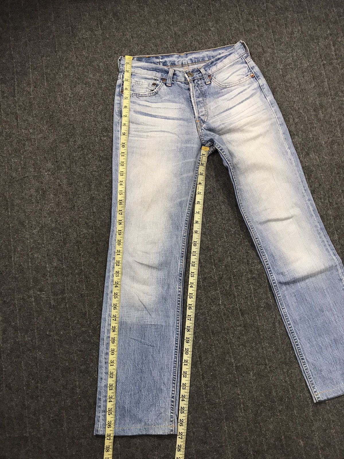 Levi's Levi's Strauss 501 Button Fly Jeans Pants Fits Size 28 Size 28" / US 6 / IT 42 - 14 Thumbnail