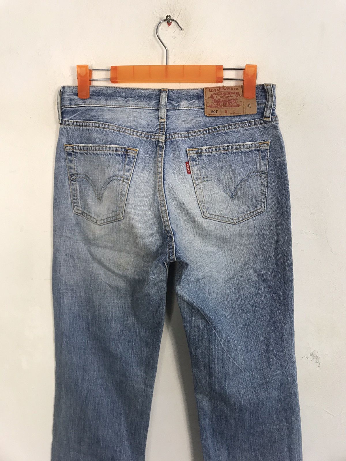 Levi's Levi's Strauss 501 Button Fly Jeans Pants Fits Size 28 Size 28" / US 6 / IT 42 - 4 Thumbnail