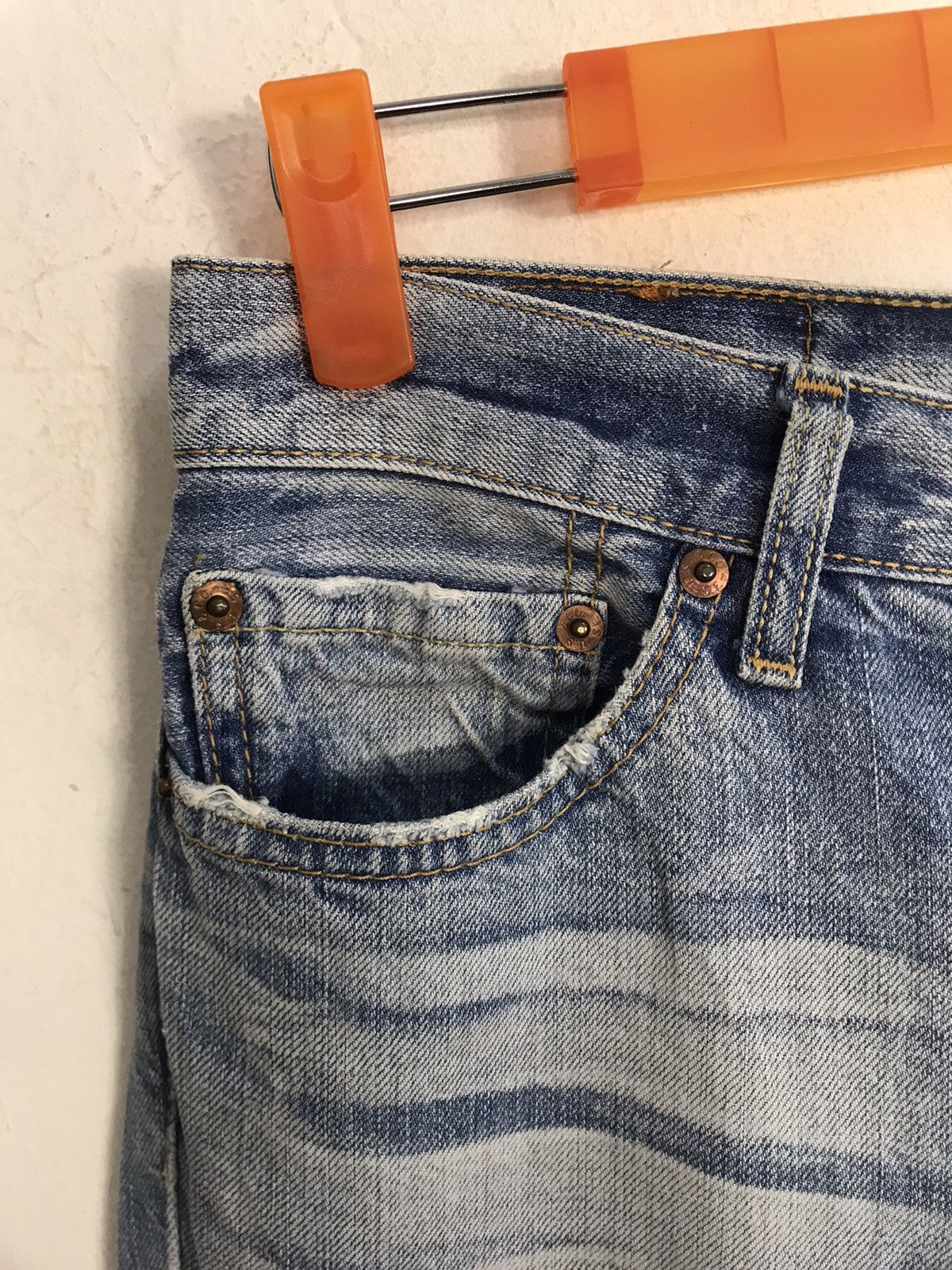 Levi's Levi's Strauss 501 Button Fly Jeans Pants Fits Size 28 Size 28" / US 6 / IT 42 - 6 Thumbnail