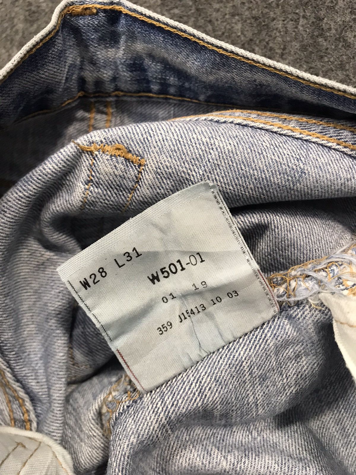 Levi's Levi's Strauss 501 Button Fly Jeans Pants Fits Size 28 Size 28" / US 6 / IT 42 - 12 Thumbnail