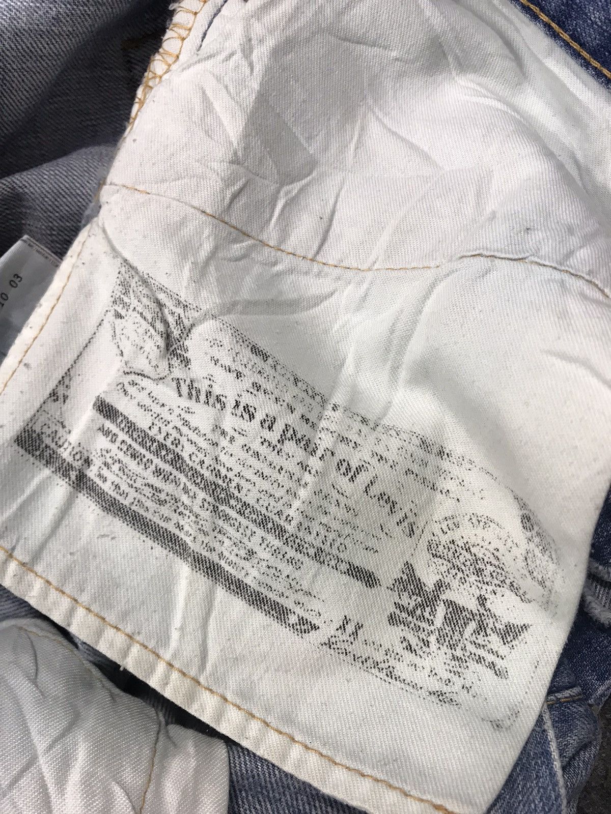 Levi's Levi's Strauss 501 Button Fly Jeans Pants Fits Size 28 Size 28" / US 6 / IT 42 - 10 Thumbnail