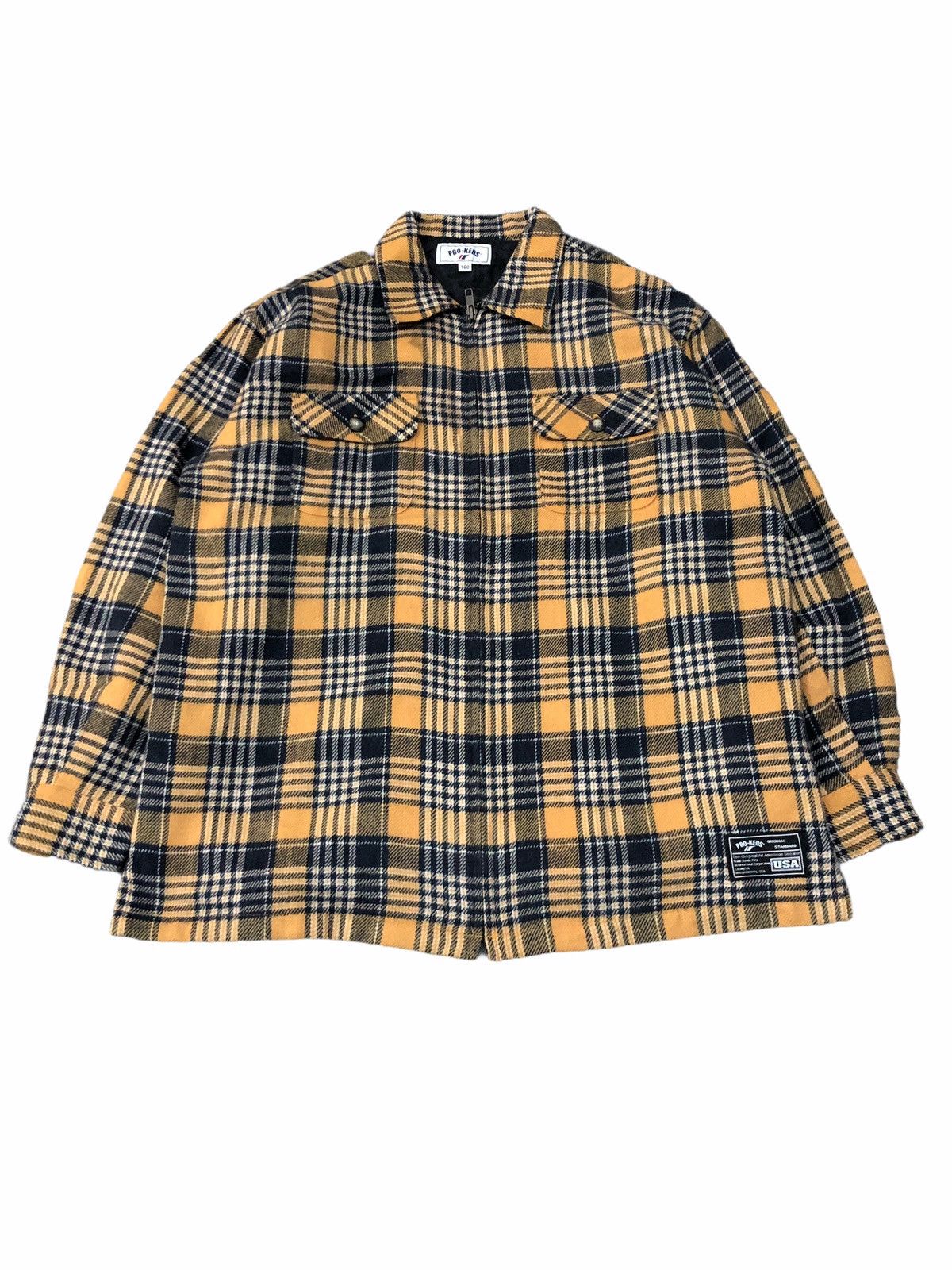 Flannel × Pro-Keds Vintage Pro Keds Zipper Flannel Button Shirt Size US S / EU 44-46 / 1 - 2 Thumbnail