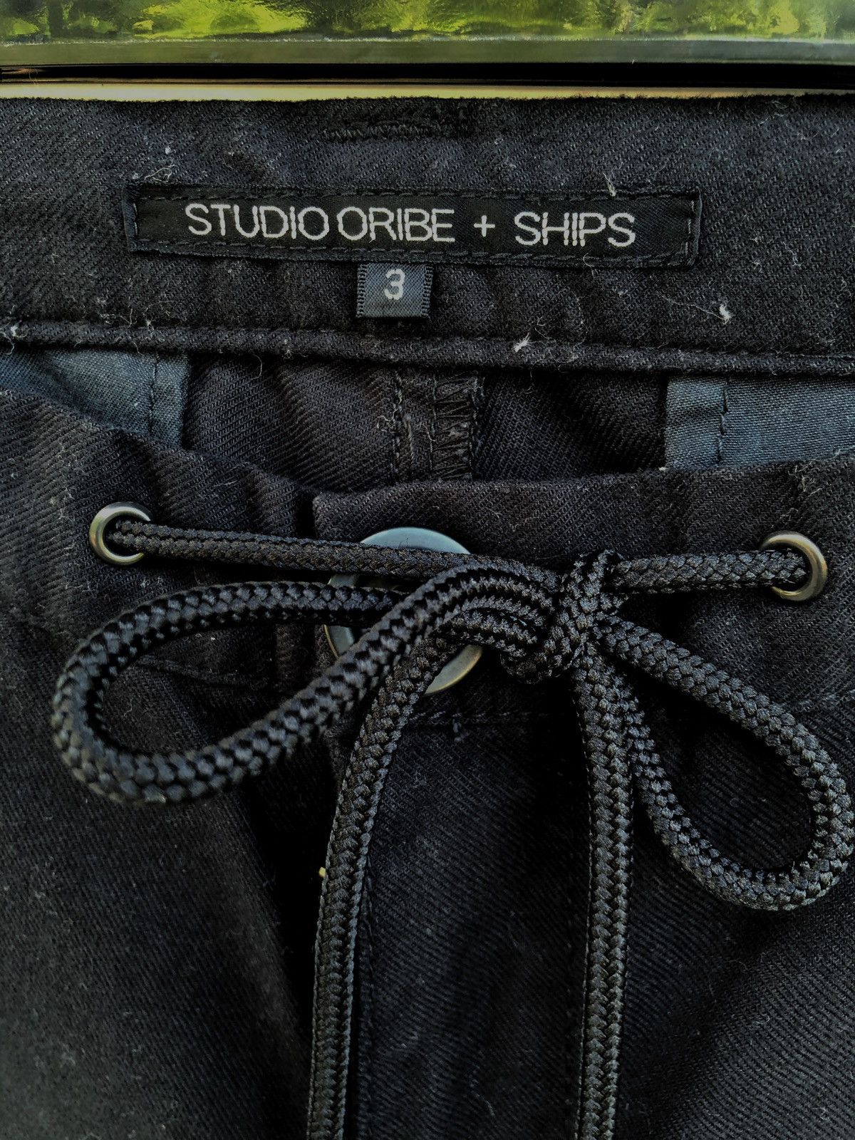 Japanese Brand × SHIPS Ships X Studio Oribe Green Side Tape Casual Cotton Pant Size US 29 - 6 Thumbnail