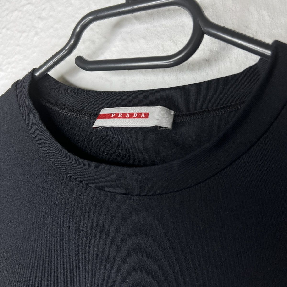 Prada Prada Milano Black Tshirt Tee Red Label Logo Pocket Size US M / EU 48-50 / 2 - 6 Thumbnail