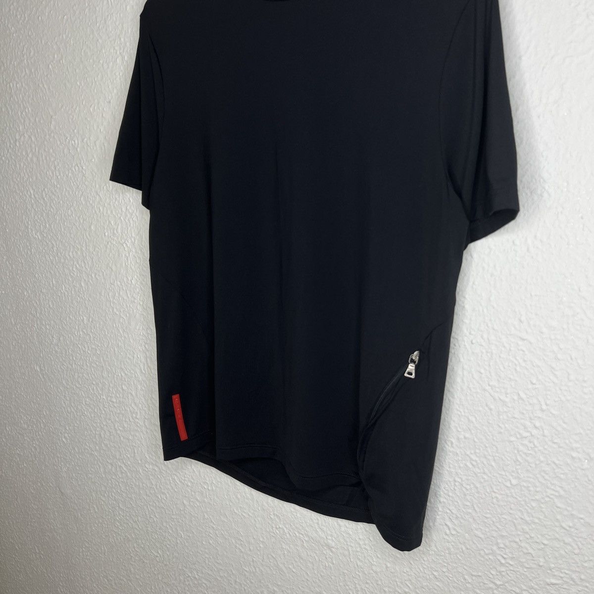 Prada Prada Milano Black Tshirt Tee Red Label Logo Pocket Size US M / EU 48-50 / 2 - 3 Thumbnail