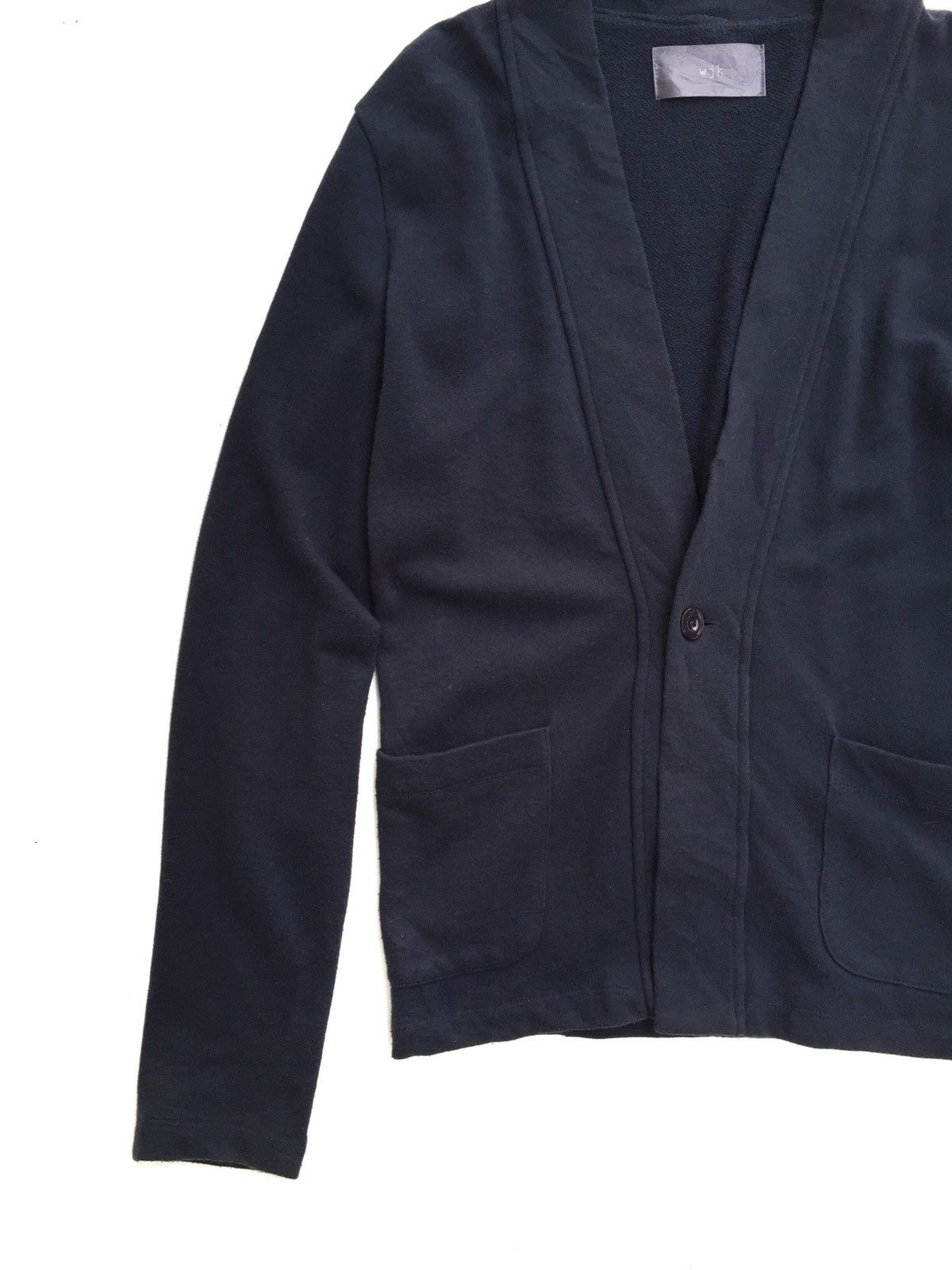 wjk Japanese Brand Wjk Navy Blue Cardigan Size US M / EU 48-50 / 2 - 4 Thumbnail