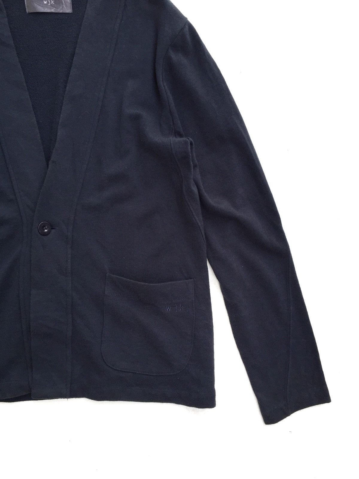 wjk Japanese Brand Wjk Navy Blue Cardigan Size US M / EU 48-50 / 2 - 5 Thumbnail