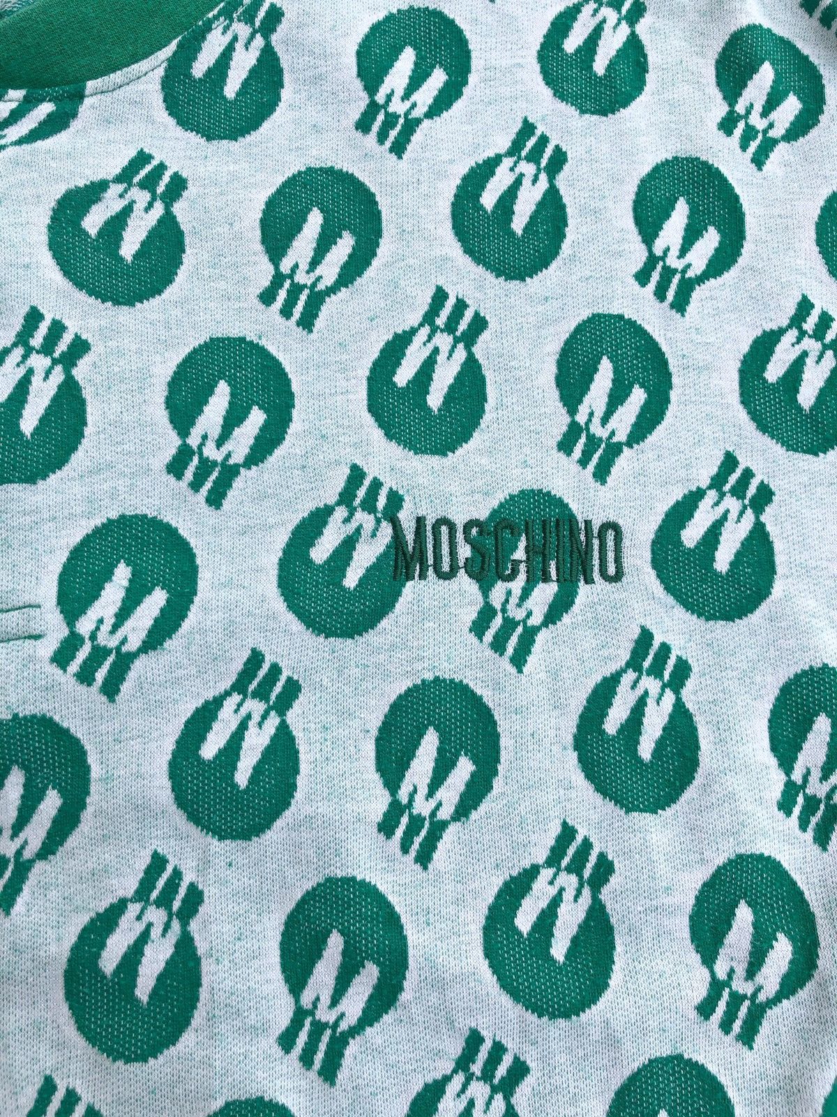 Moschino Vintage Moschino All Over Print Sweatshirt Logo Spell Out Size US L / EU 52-54 / 3 - 4 Thumbnail