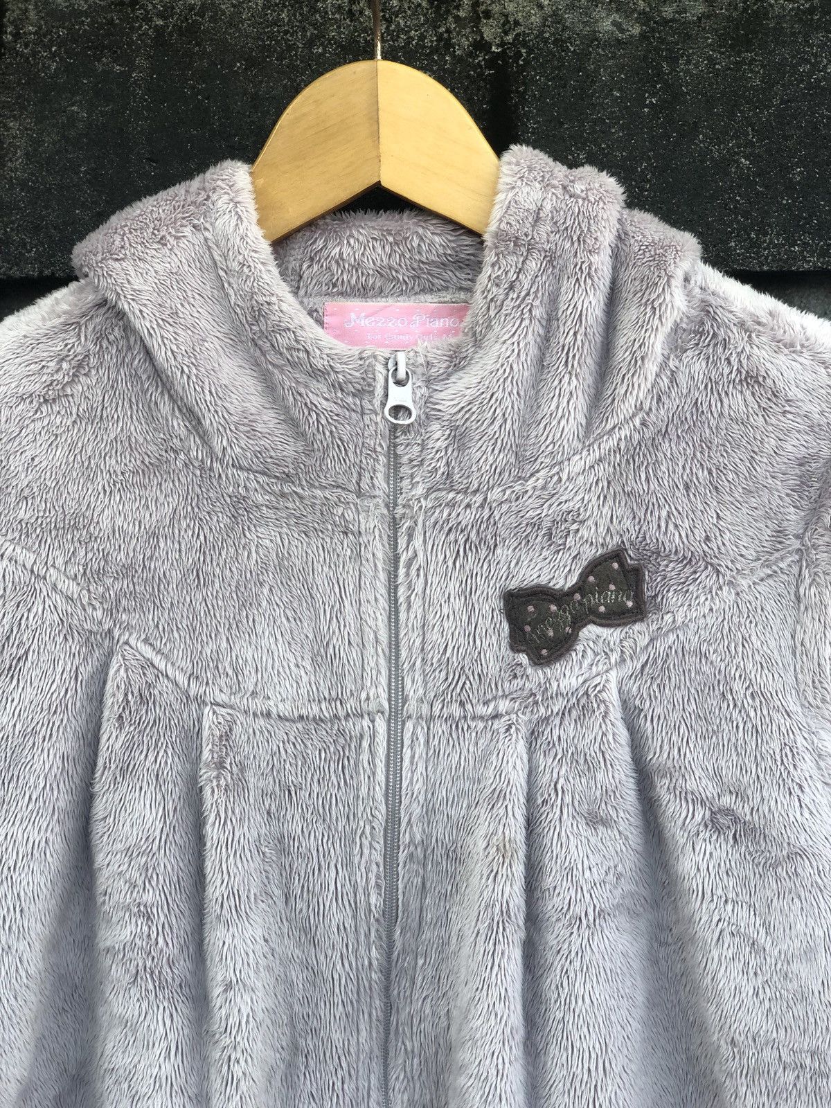 Beauty Beast × Hysteric Glamour × Japanese Brand 2000s Mezzo Piano Fleece Zipper Hoodie Size M / US 6-8 / IT 42-44 - 4 Thumbnail