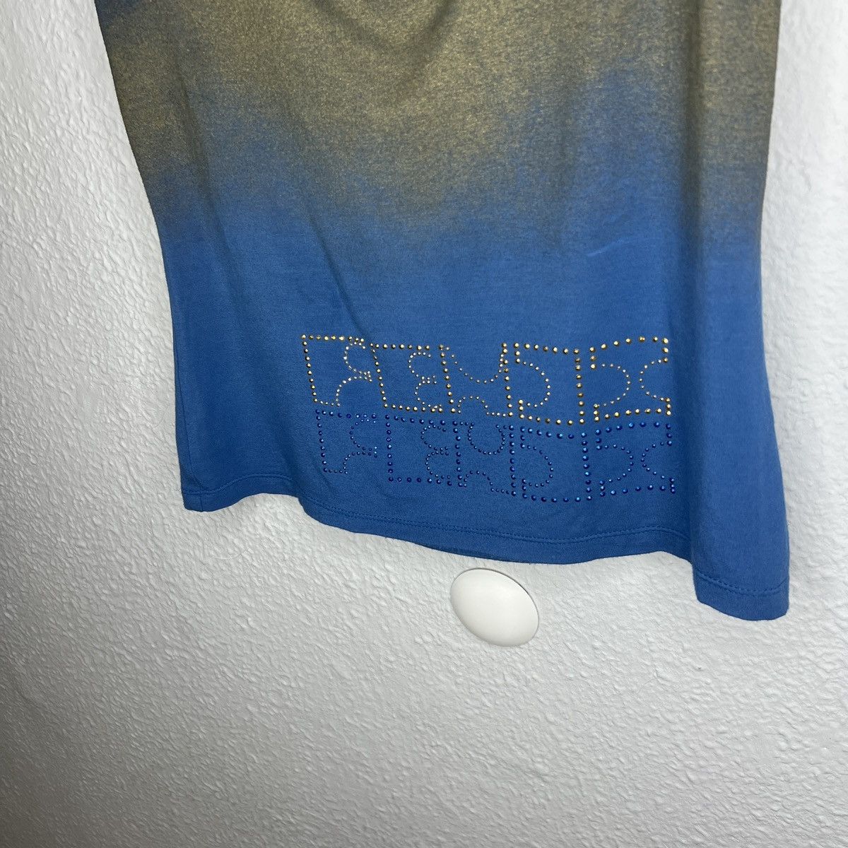 Fendi Fendi Roma Glitter Diamonds Logo Top Blue Gold Size M / US 6-8 / IT 42-44 - 2 Thumbnail