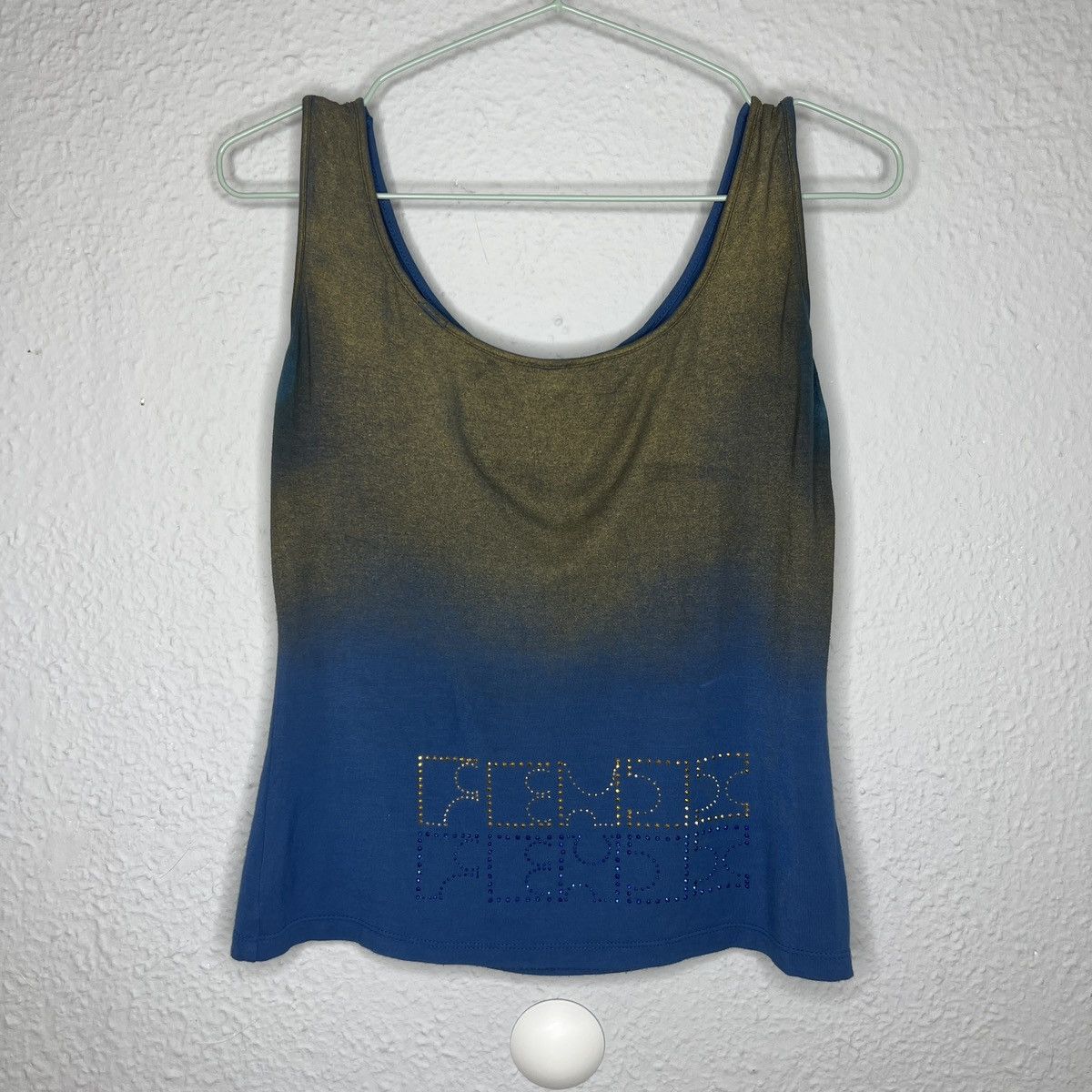 Fendi Fendi Roma Glitter Diamonds Logo Top Blue Gold Size M / US 6-8 / IT 42-44 - 1 Thumbnail