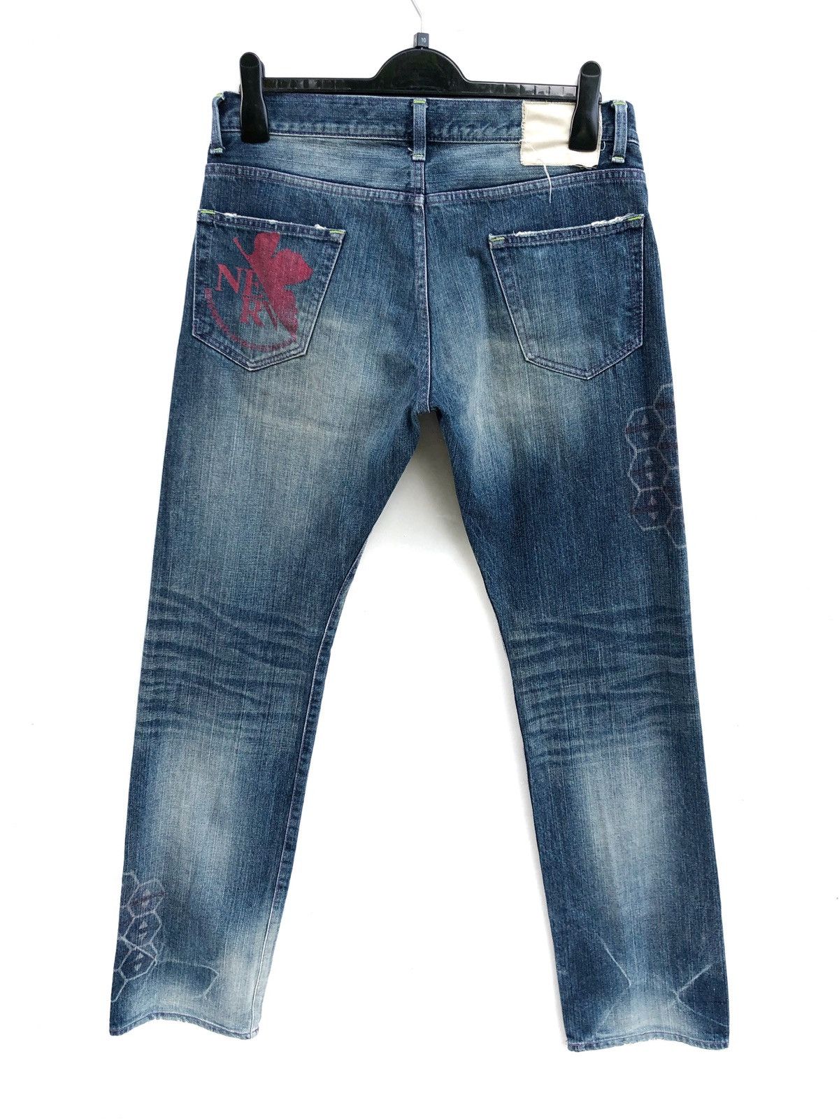 Hysteric Glamour × Japanese Brand Made in Japan Nerv Patchwork Jeans Hysteric Glamour Style Size US 32 / EU 48 - 2 Thumbnail