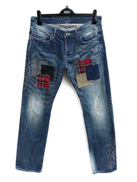 Hysteric Glamour Made in Japan Nerv Patchwork Jeans Hysteric Glamour ...